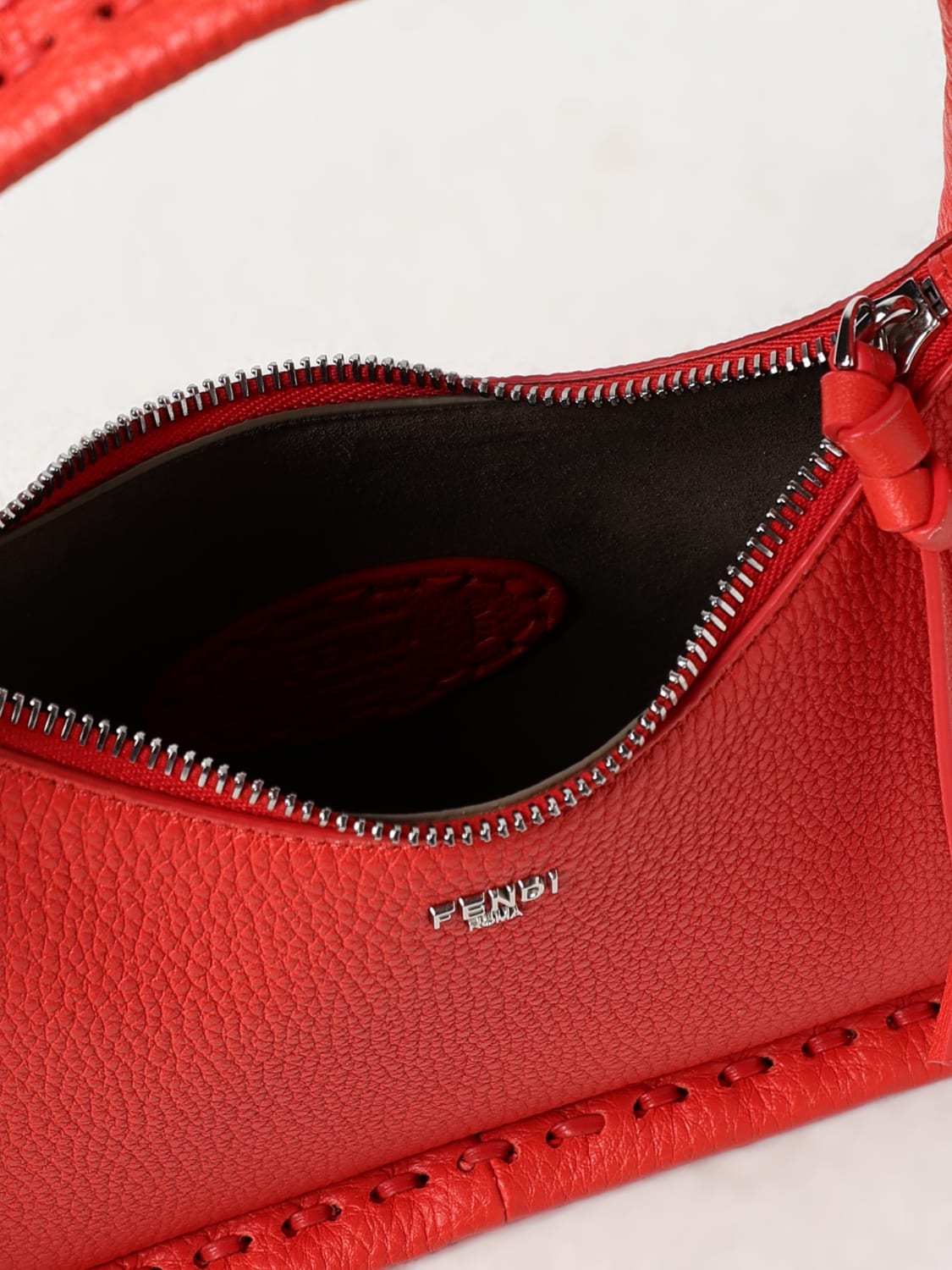 FENDI: Handbag woman - Red | Fendi mini bag 8BS094ANT2 online at GIGLIO.COM