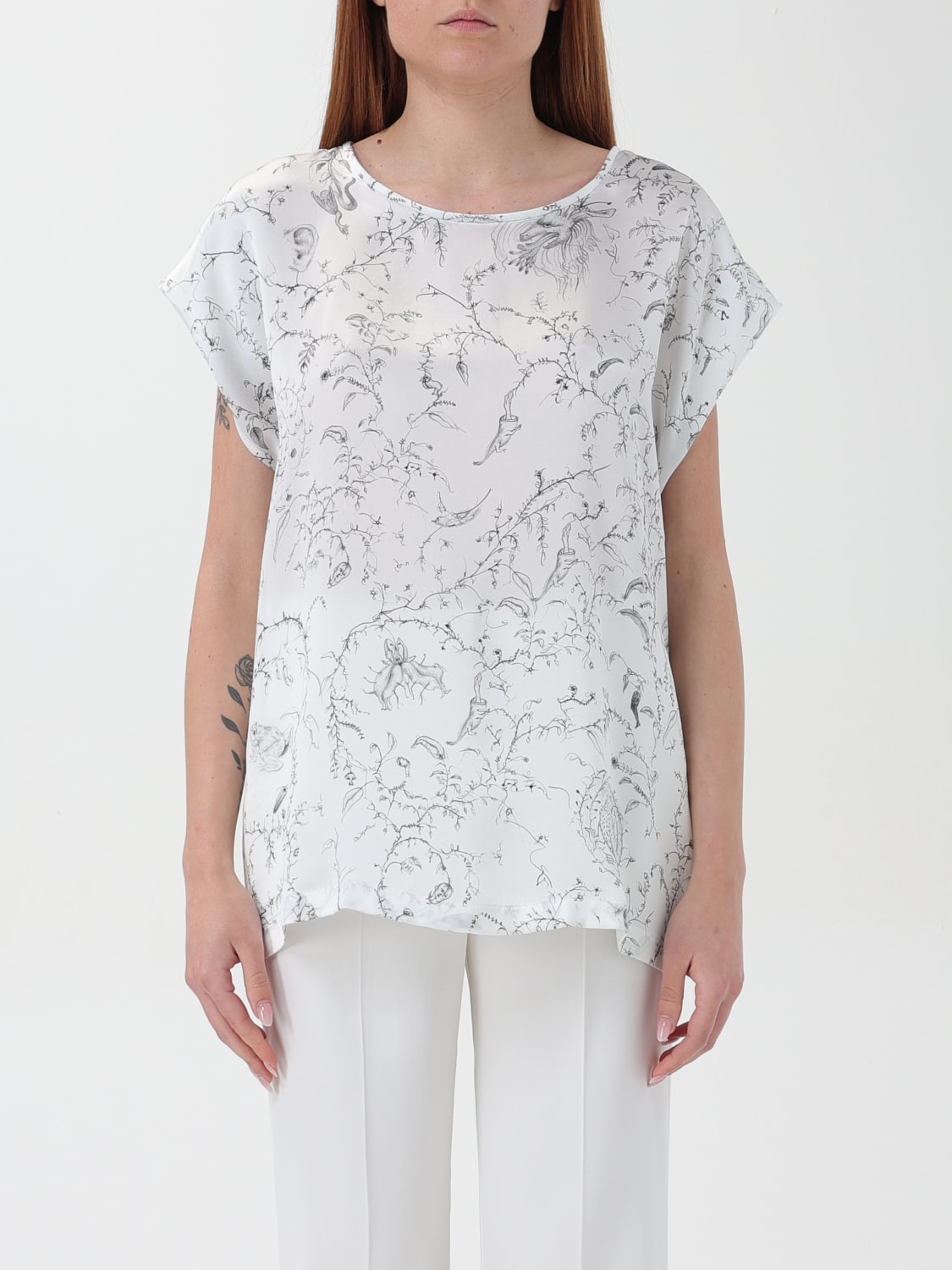 FABIANA FILIPPI TOP E BLUSE: Blusa donna Fabiana Filippi, Bianco - Img 1