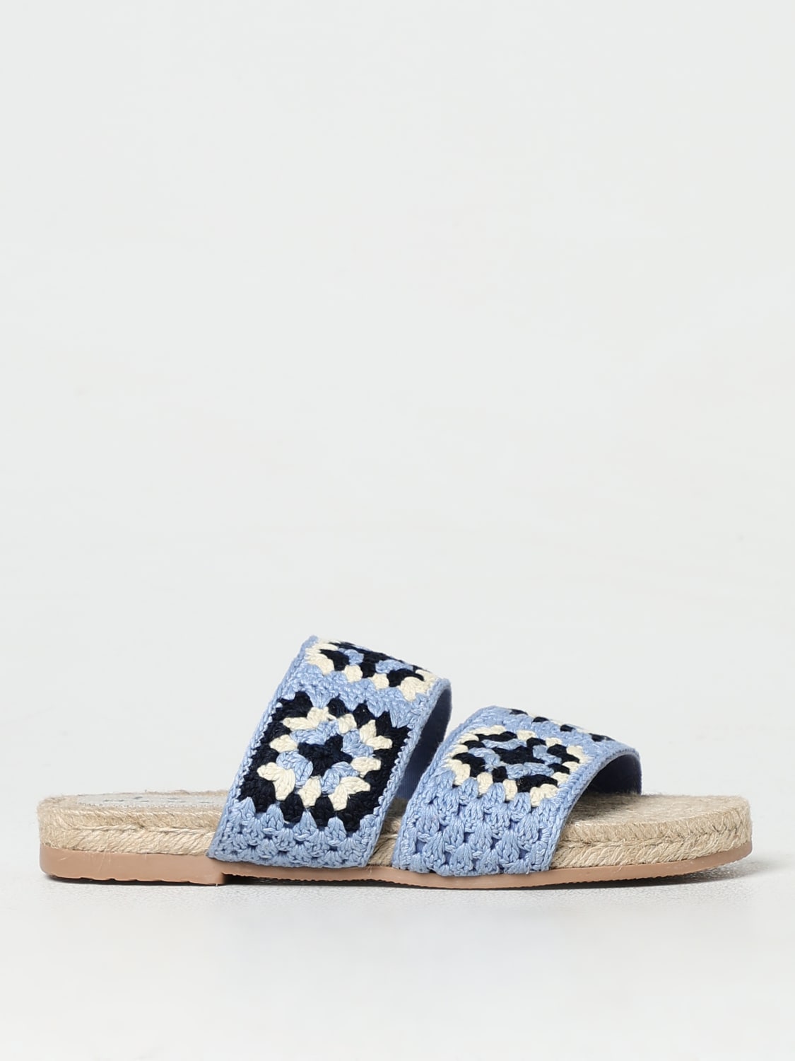 MANEBI Flat shoes woman Blue Manebi flat shoes P43Y0 online at GIGLIO.COM