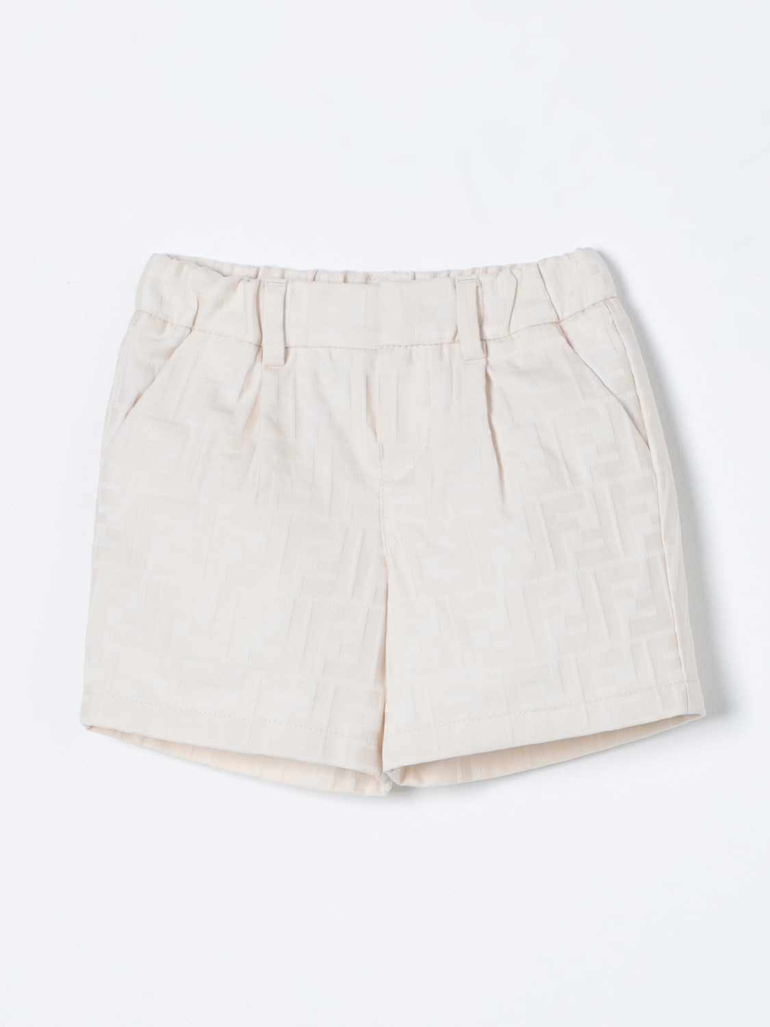 FENDI SHORTS: Shorts kids Fendi Kids, White - Img 1