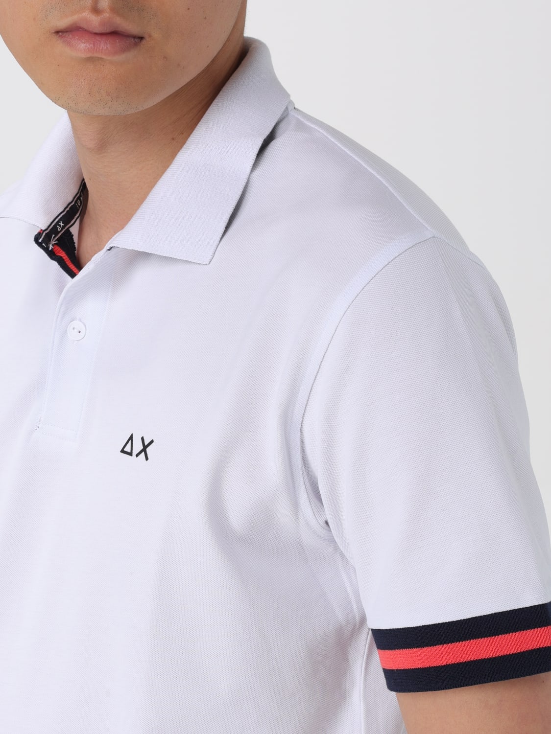 SUN 68 POLO SHIRT: Polo shirt men Sun 68, White - Img 3