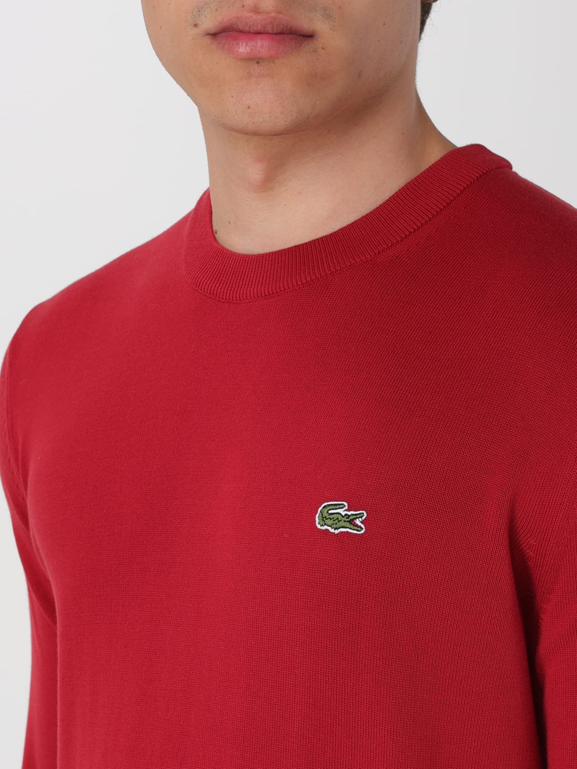 Orders lacoste pull rouge homme