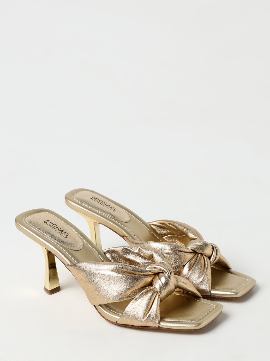 Michael kors gold sandals best sale