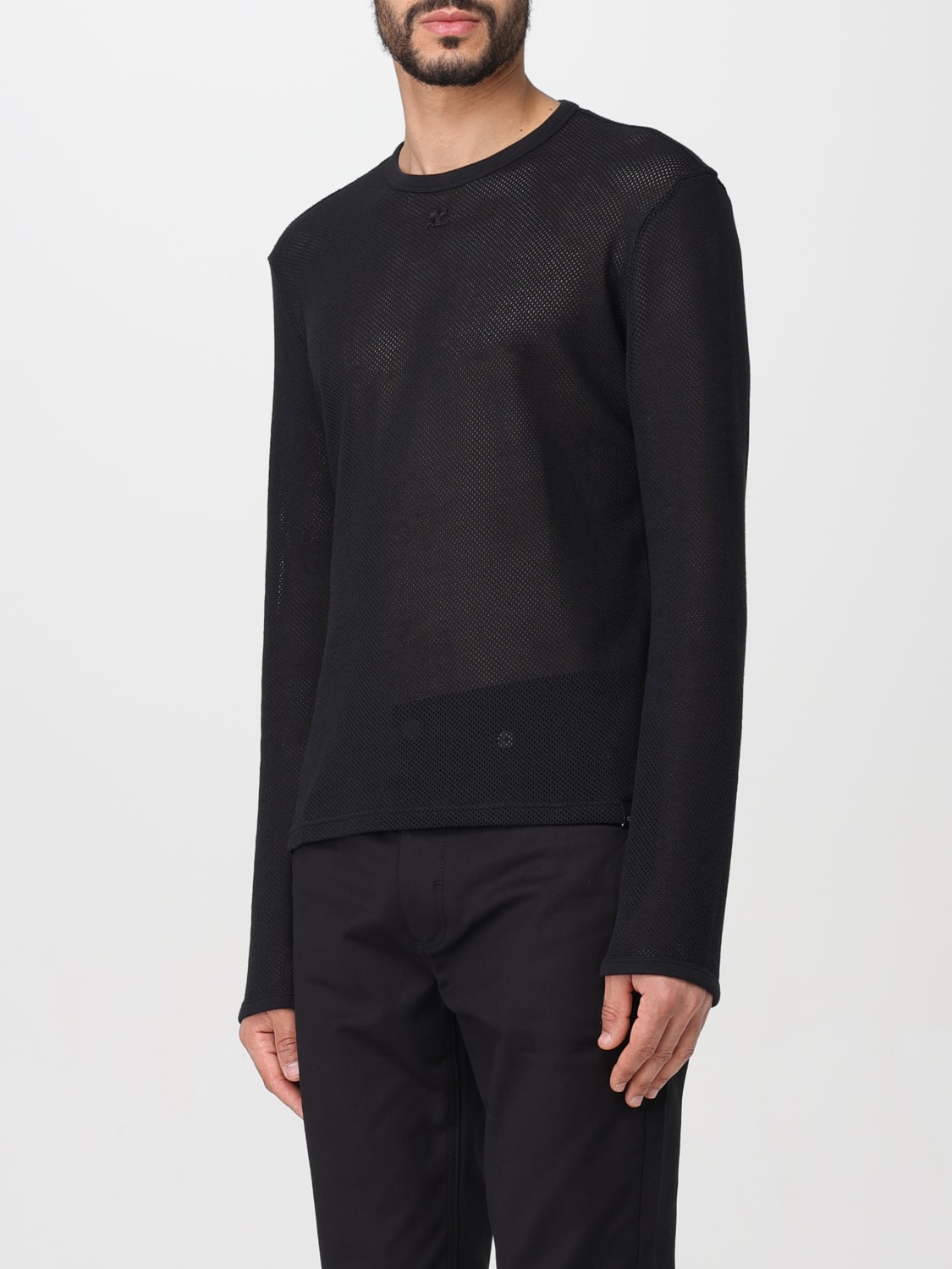 Courrèges Outlet: T-shirt men - Black | Courrèges t-shirt