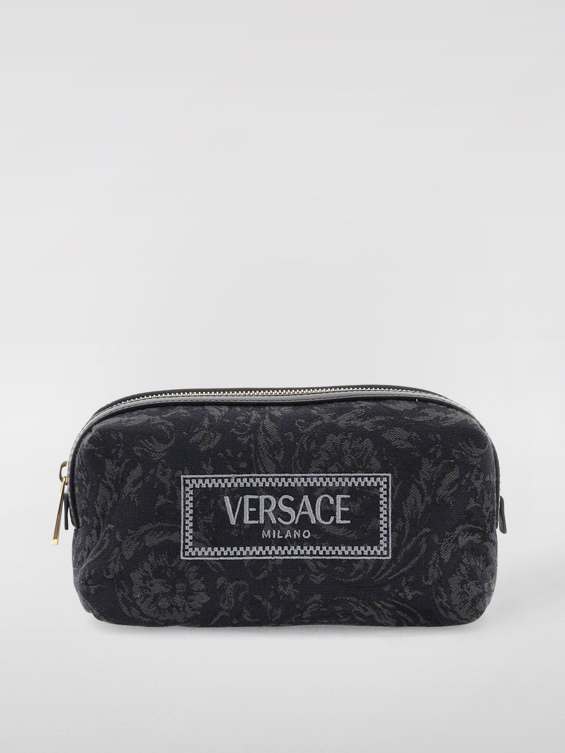 VERSACE 化妆包: 化妆包 女士 Versace, 黑色 - Img 1