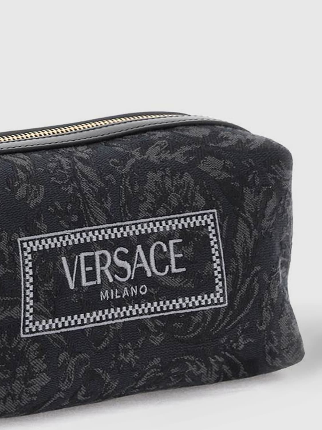 VERSACE 化妆包: 化妆包 女士 Versace, 黑色 - Img 3