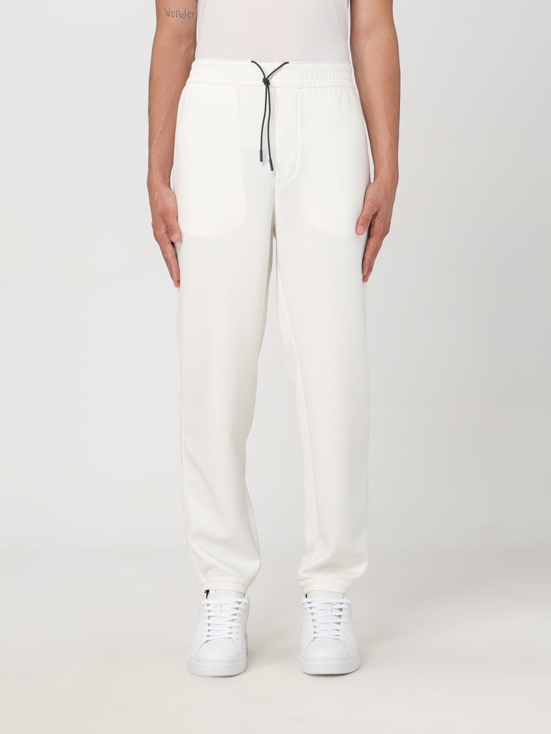 EMPORIO ARMANI PANTS: Pants men Emporio Armani, Yellow Cream - Img 1