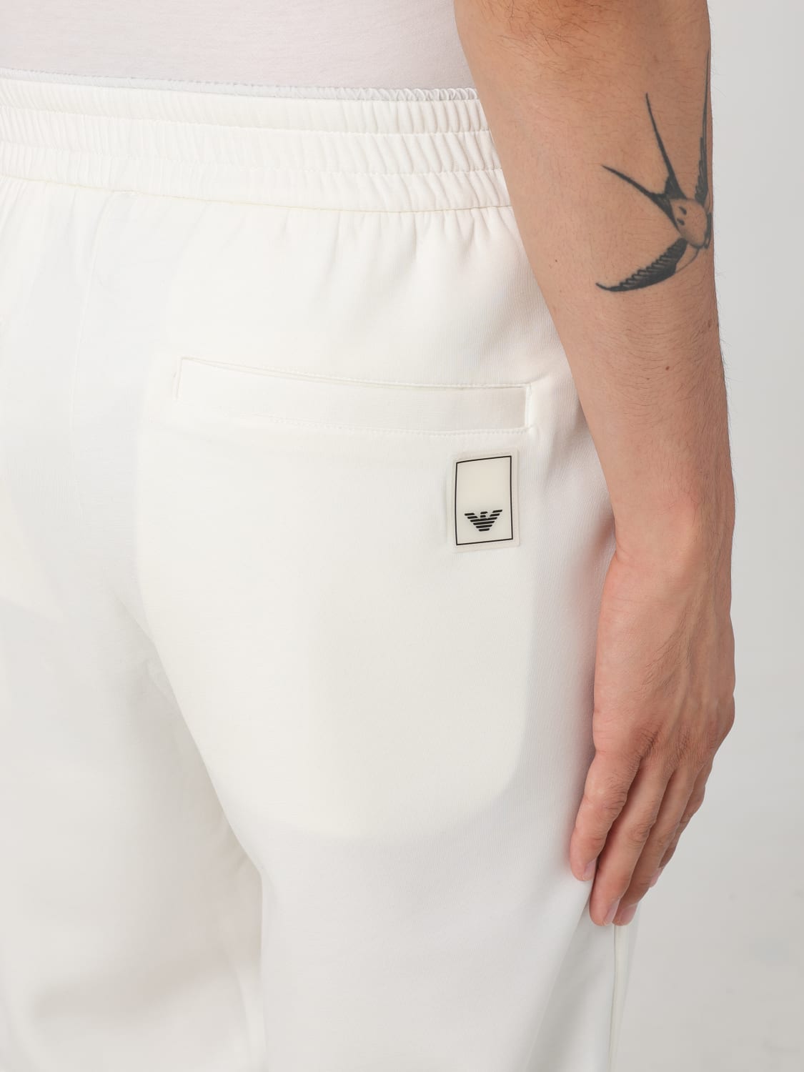 EMPORIO ARMANI PANTS: Pants men Emporio Armani, Yellow Cream - Img 4