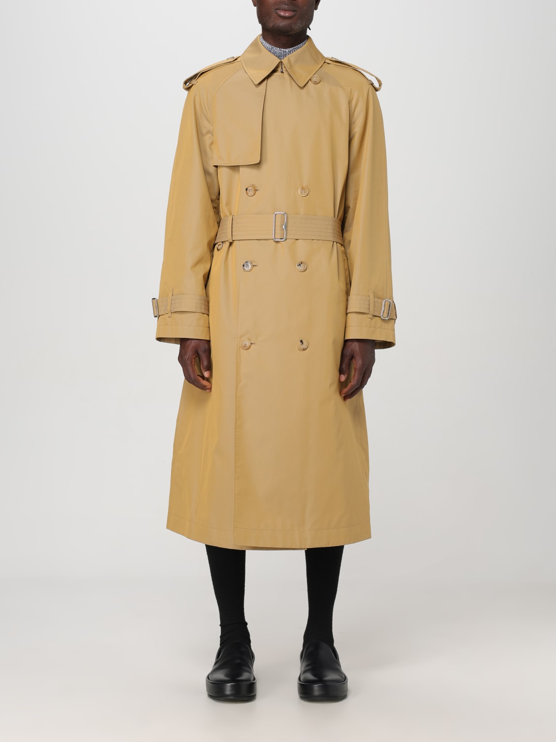 BURBERRY TRENCH COAT: Burberry men's trench coat, Beige - Img 1