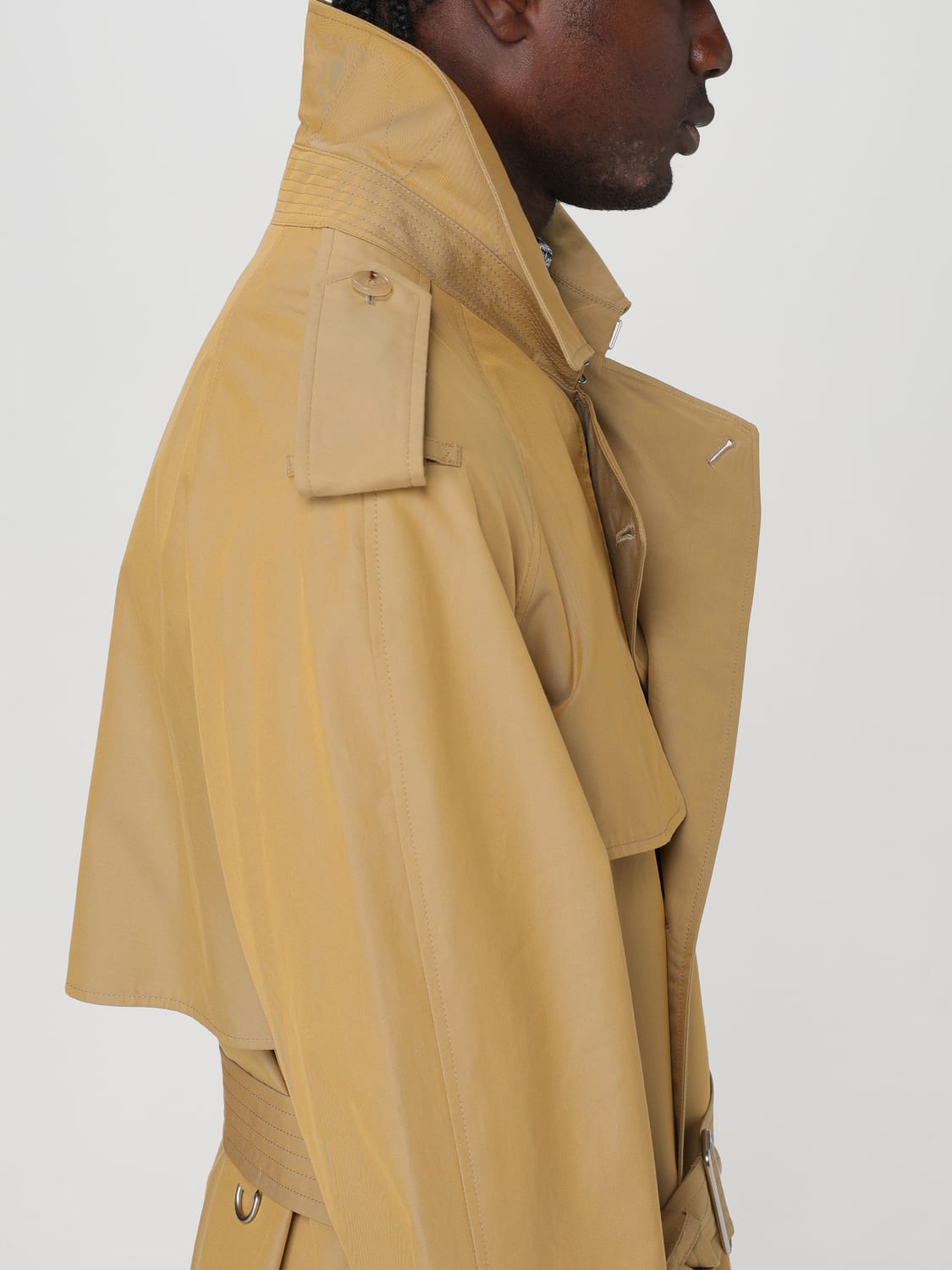 BURBERRY TRENCH COAT: Burberry men's trench coat, Beige - Img 5