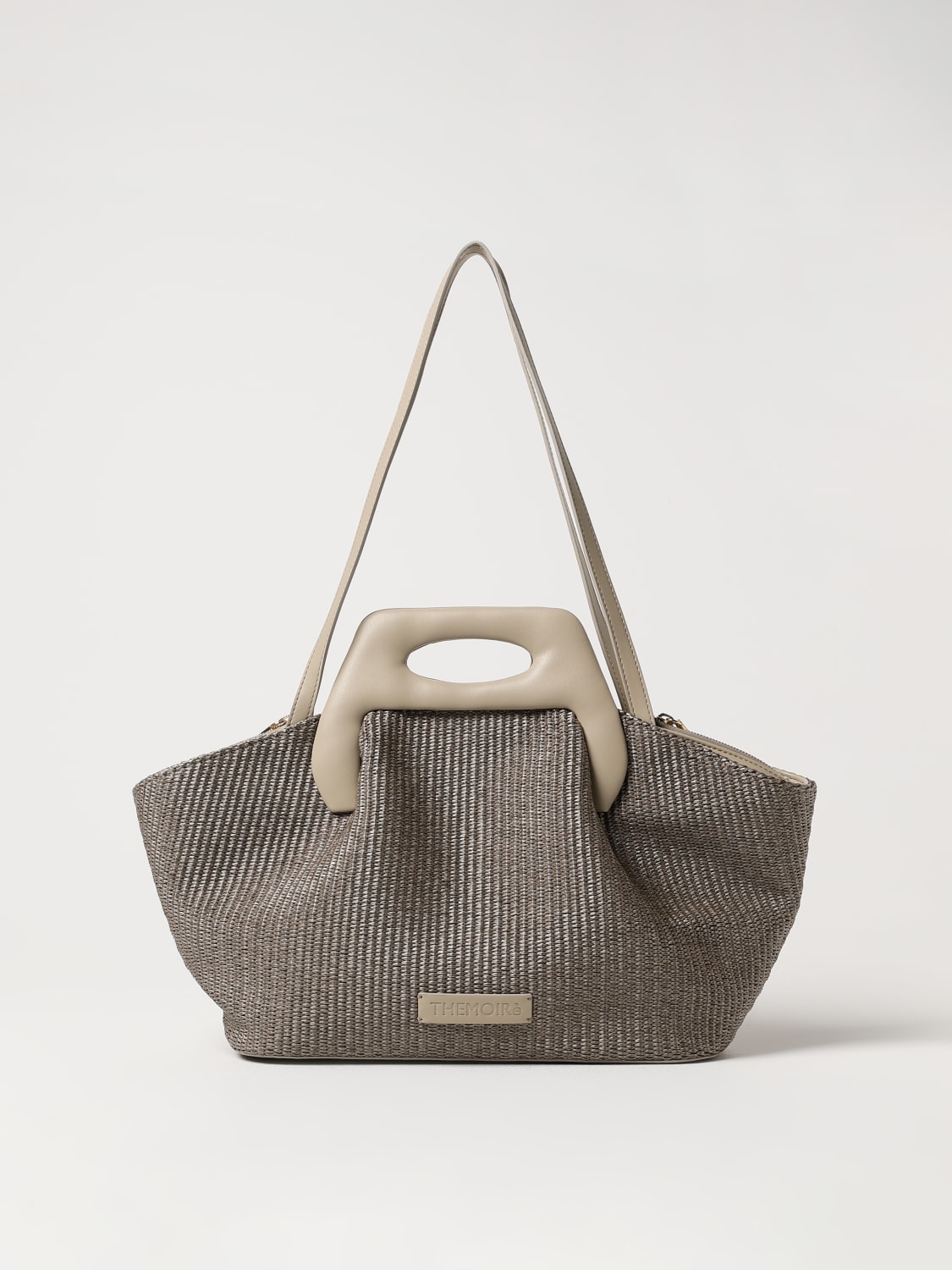 THEMOIRÈ SHOULDER BAG: Themoirè women's shoulder bag, Beige - Img 1