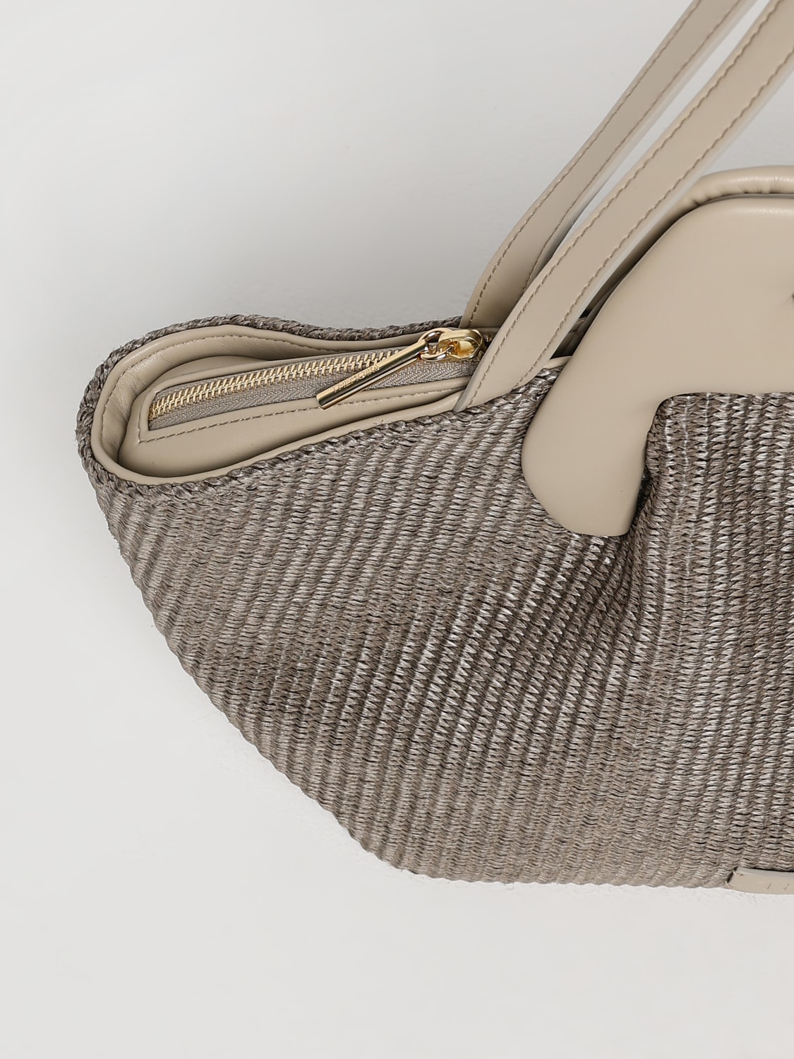 THEMOIRÈ SHOULDER BAG: Themoirè women's shoulder bag, Beige - Img 3