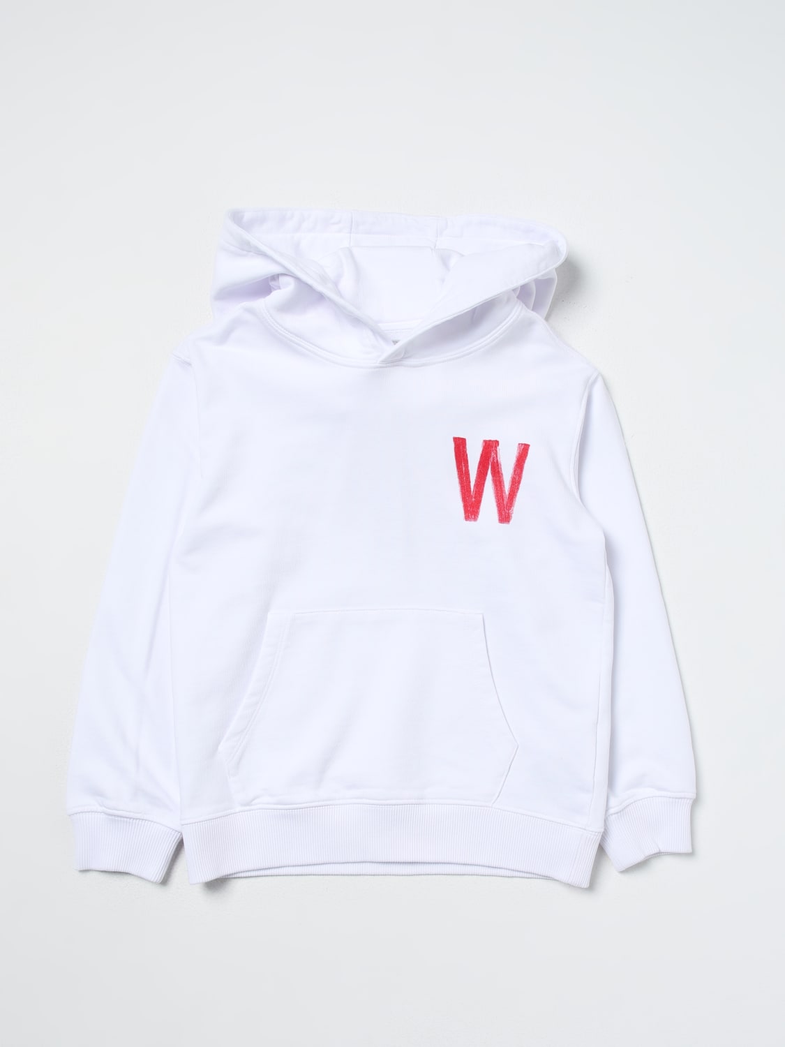 WOOLRICH SWEATER: Sweater kids Woolrich, White - Img 1