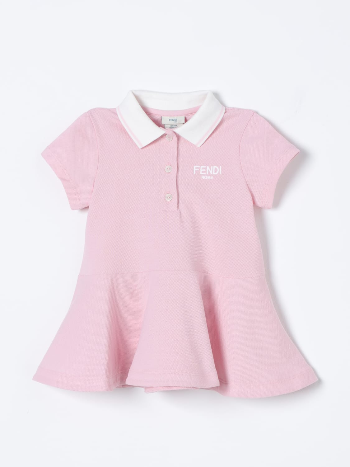 FENDI ROMPER: Romper kids Fendi Kids, Pink - Img 1