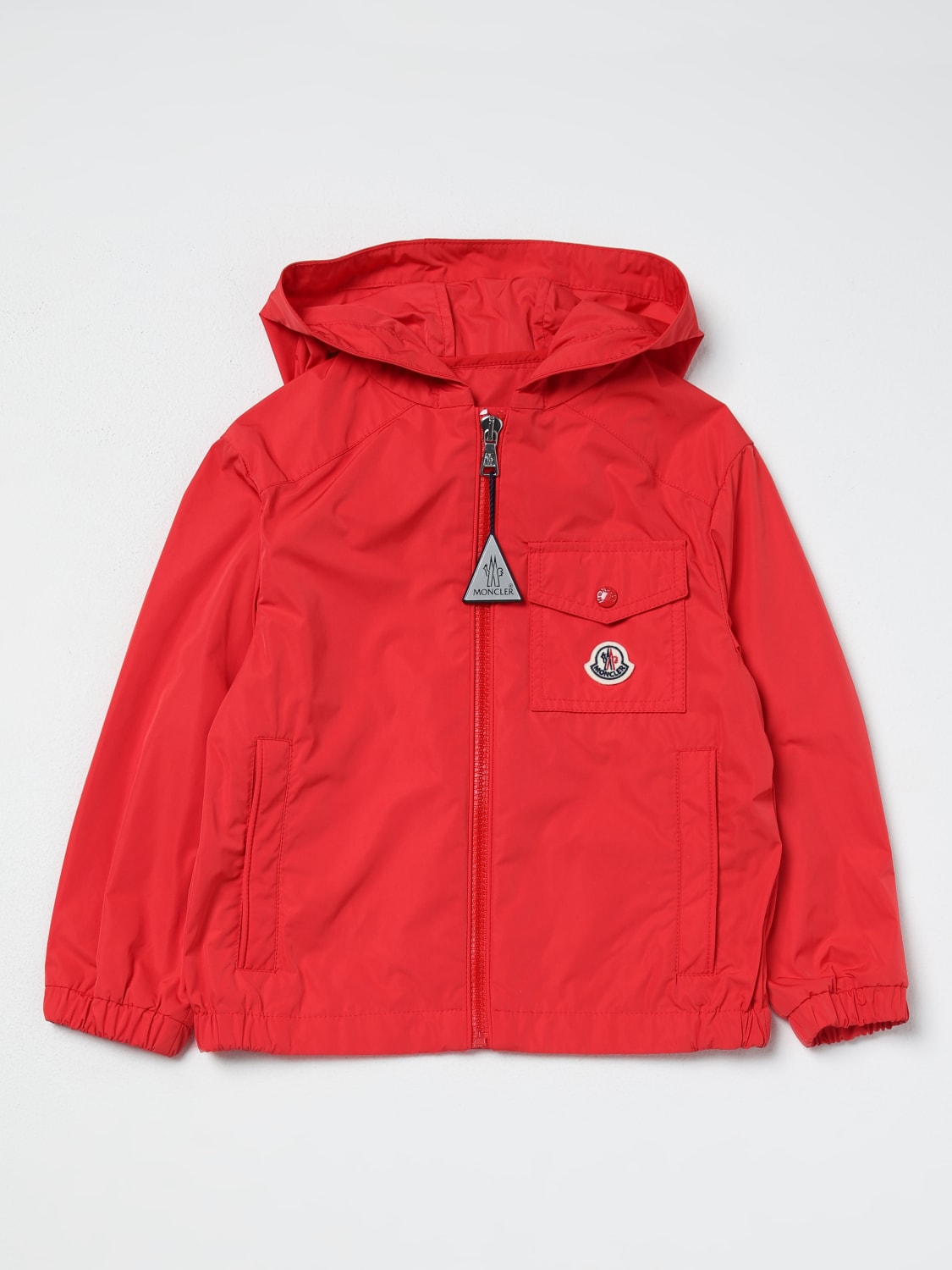 MONCLER JACKET: Jacket kids Moncler, Red - Img 1