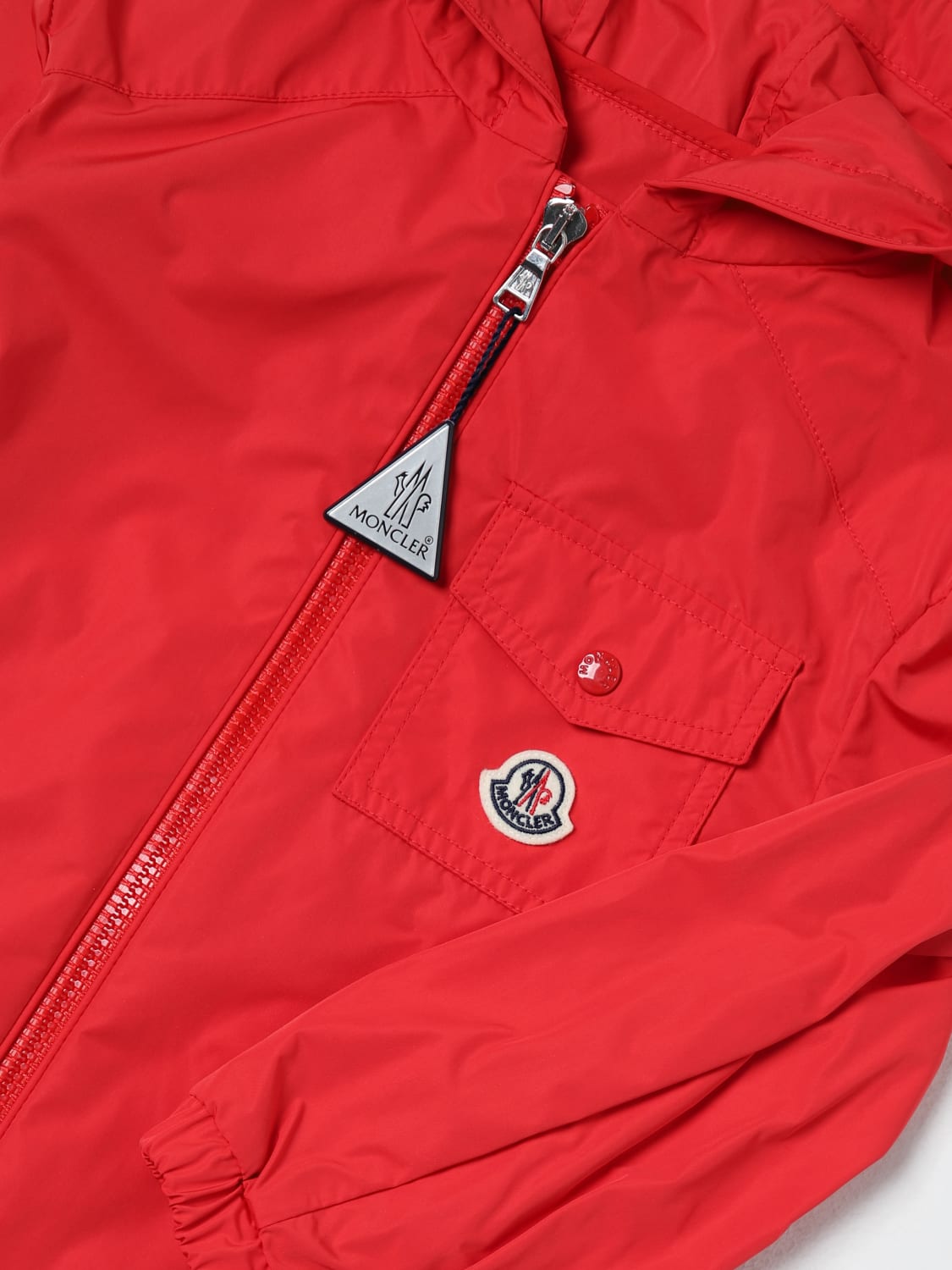 MONCLER JACKET: Jacket kids Moncler, Red - Img 3