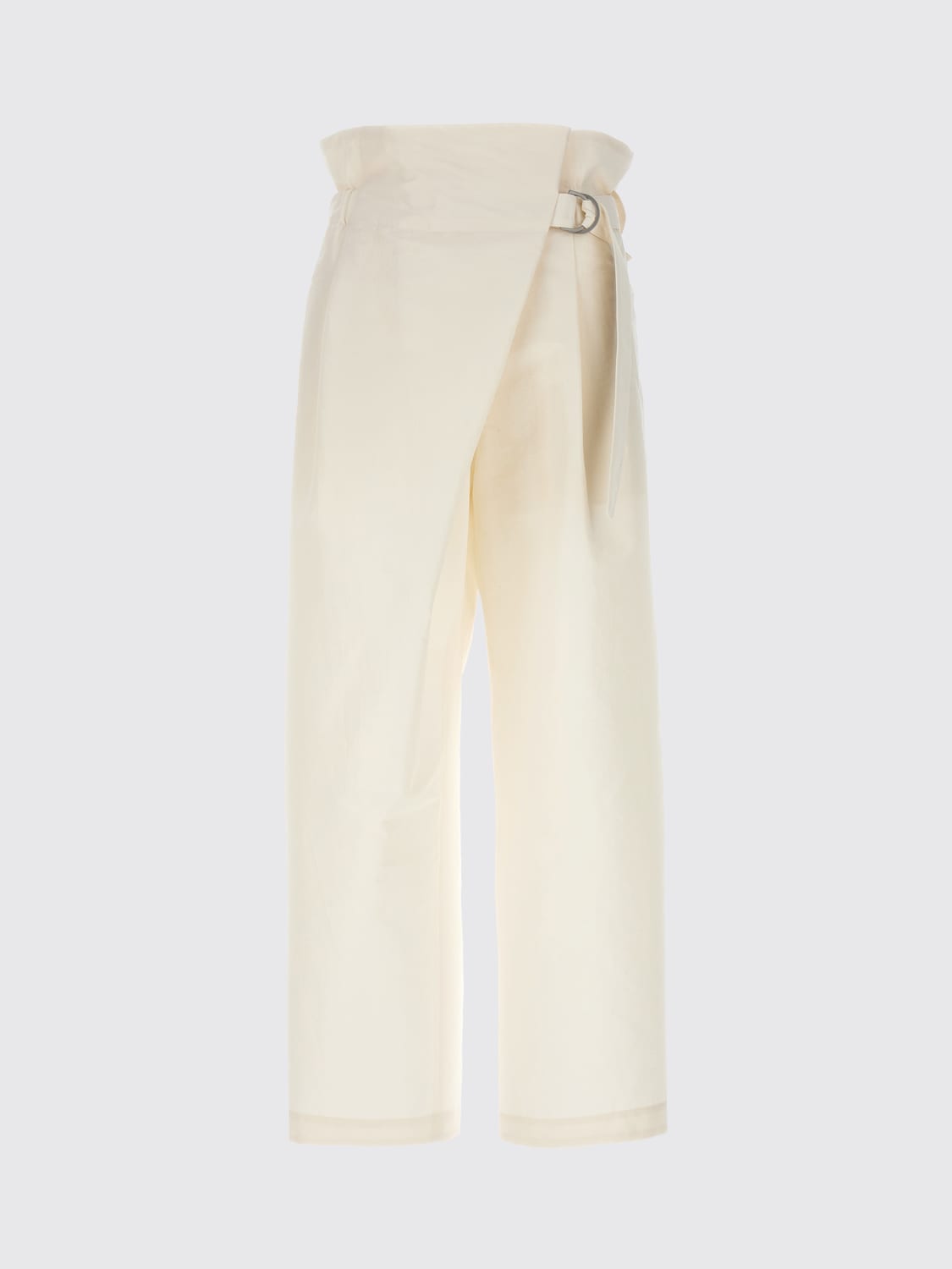 ISSEY MIYAKE TROUSERS: Trousers woman Issey Miyake, White - Img 1