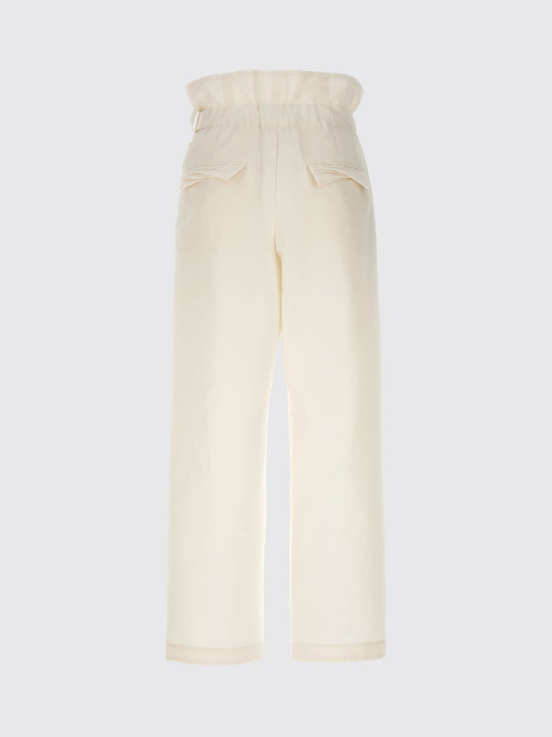 ISSEY MIYAKE TROUSERS: Trousers woman Issey Miyake, White - Img 2