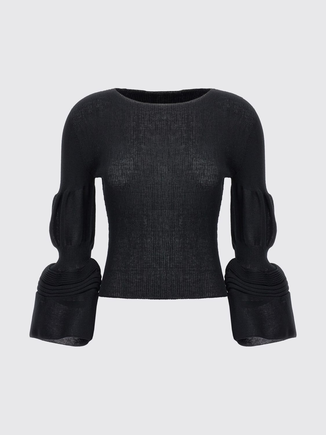 ISSEY MIYAKE SWEATER: Top woman Issey Miyake, Black - Img 1