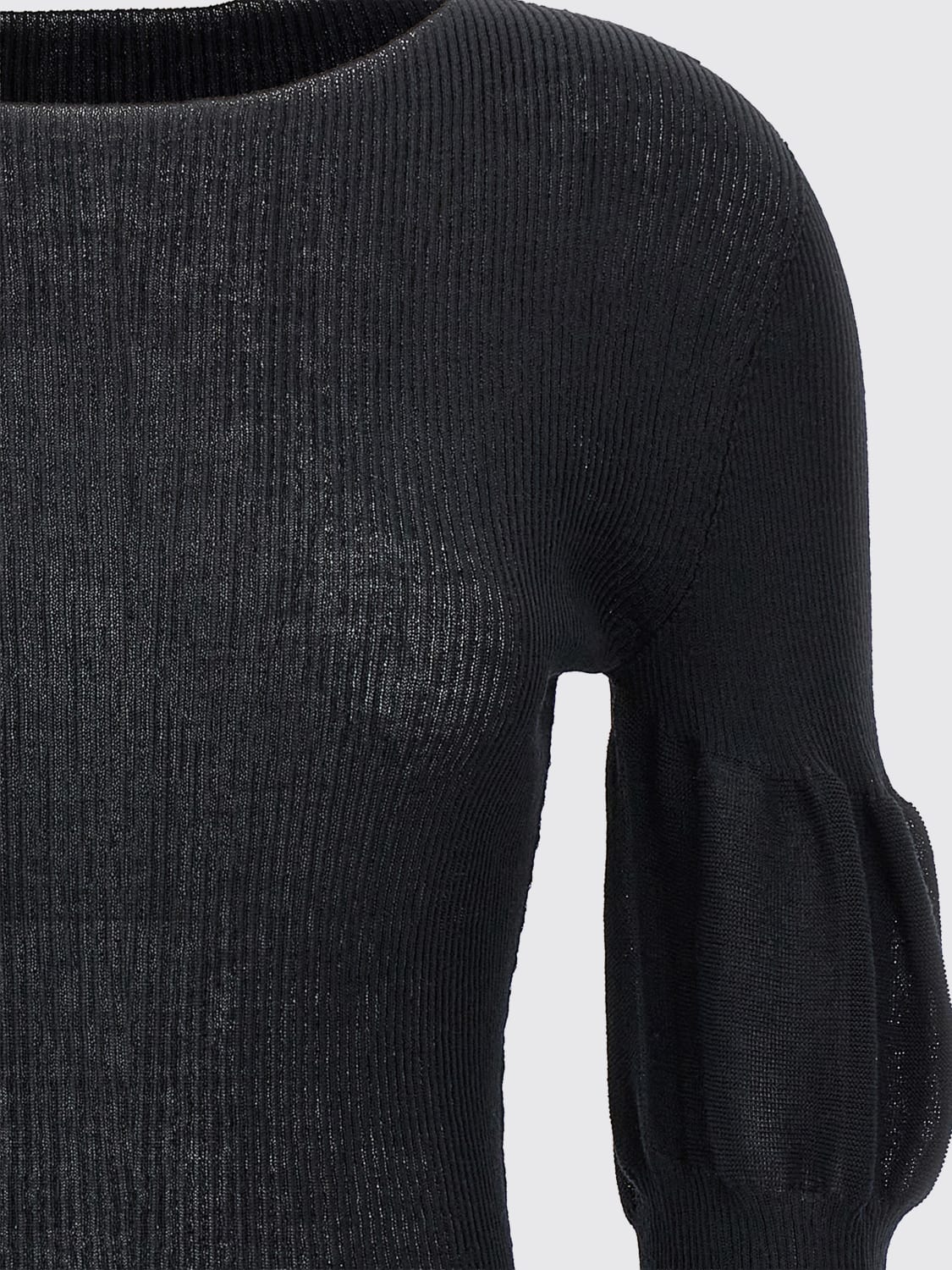 ISSEY MIYAKE SWEATER: Top woman Issey Miyake, Black - Img 3