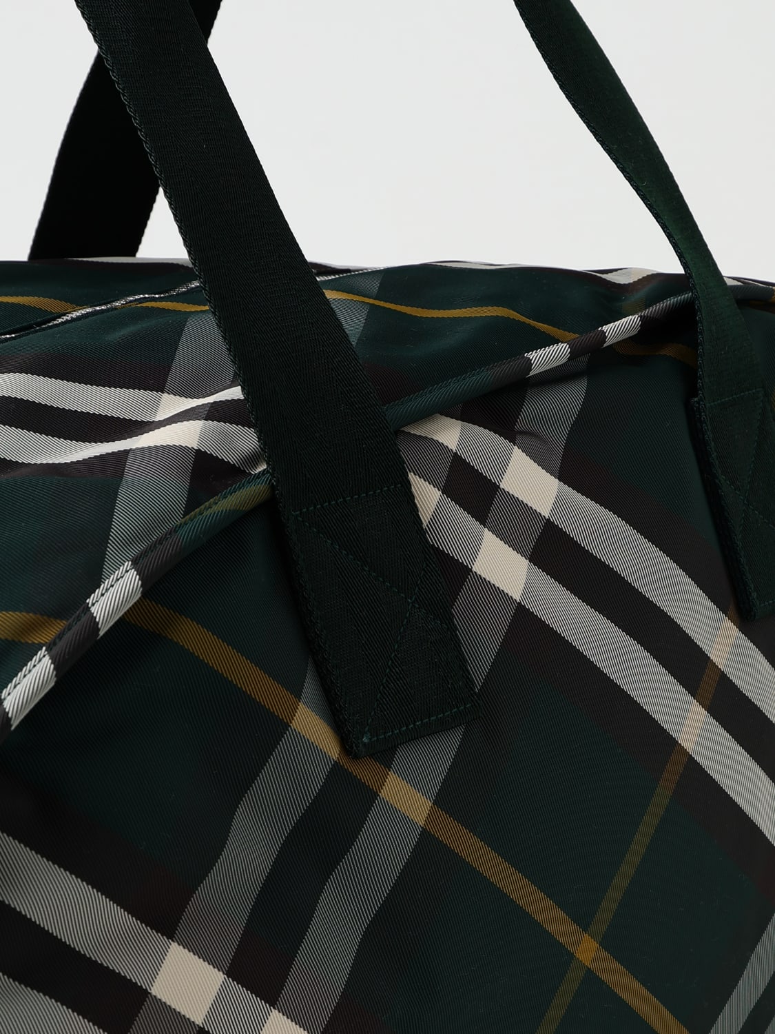 Burberry Outlet: Bags men - Green | Burberry valigia 8083439