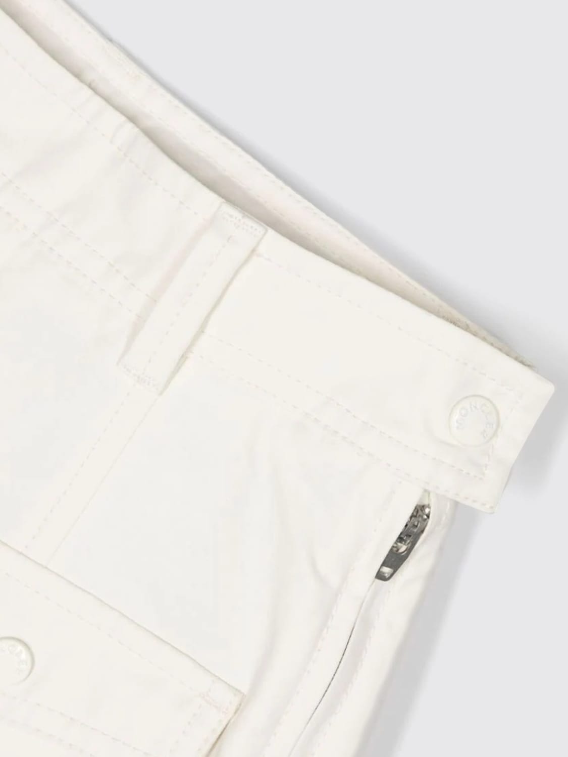 MONCLER SHORT: Short kids Moncler, White - Img 3