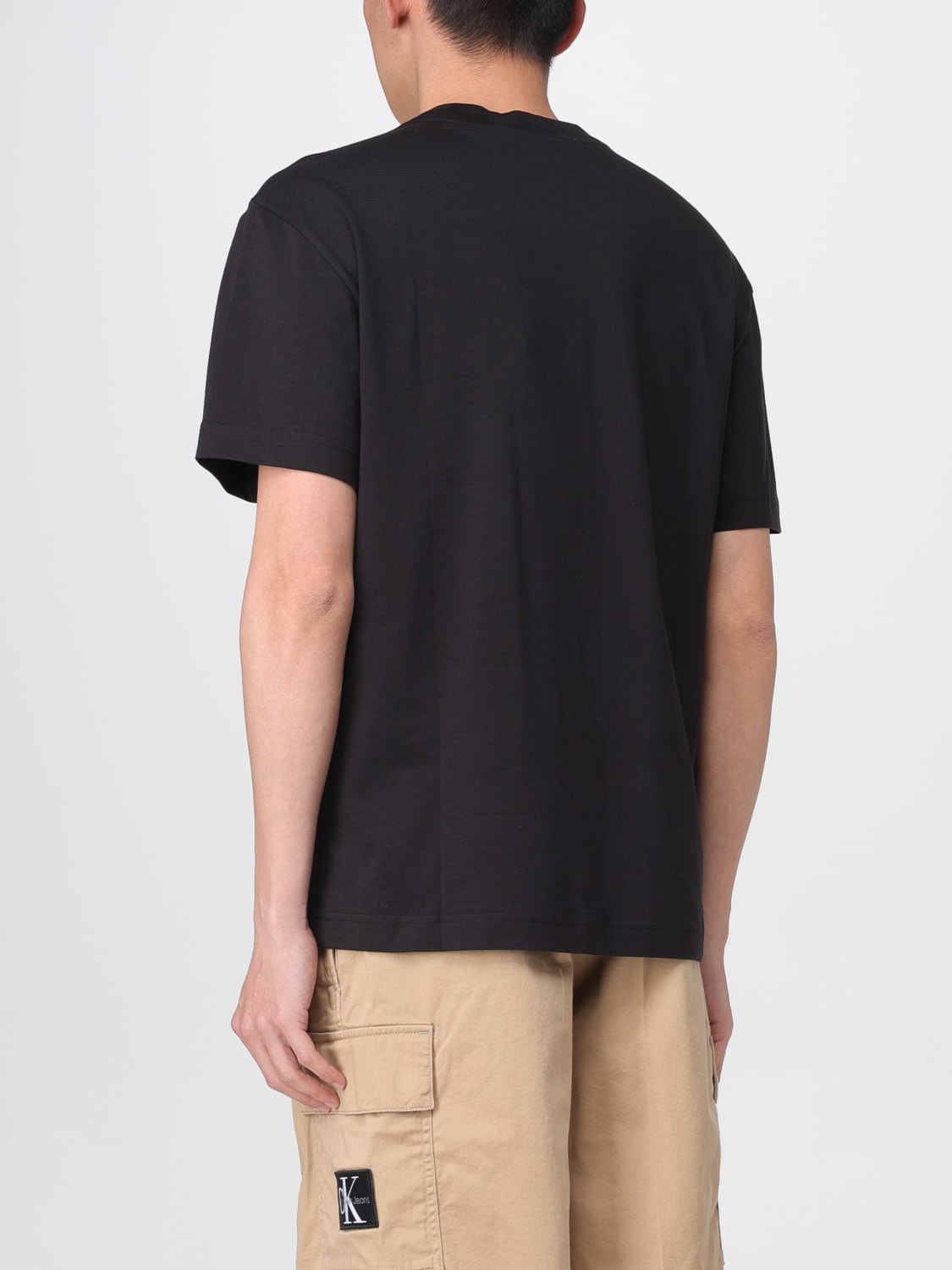 CALVIN KLEIN T-SHIRT: T-shirt men Ck Jeans, Black - Img 2