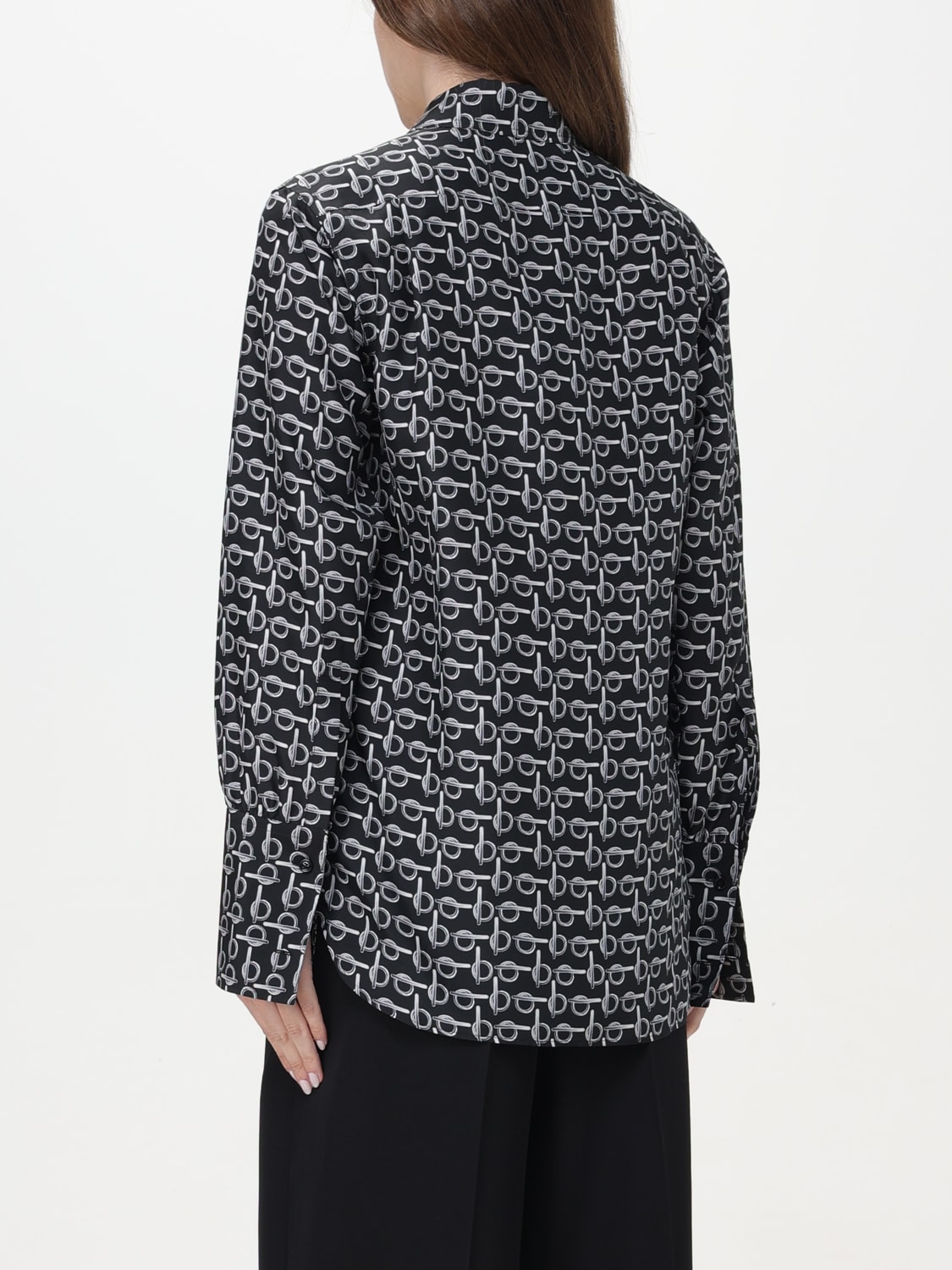 BURBERRY SHIRT: Shirt woman Burberry, Silver - Img 3