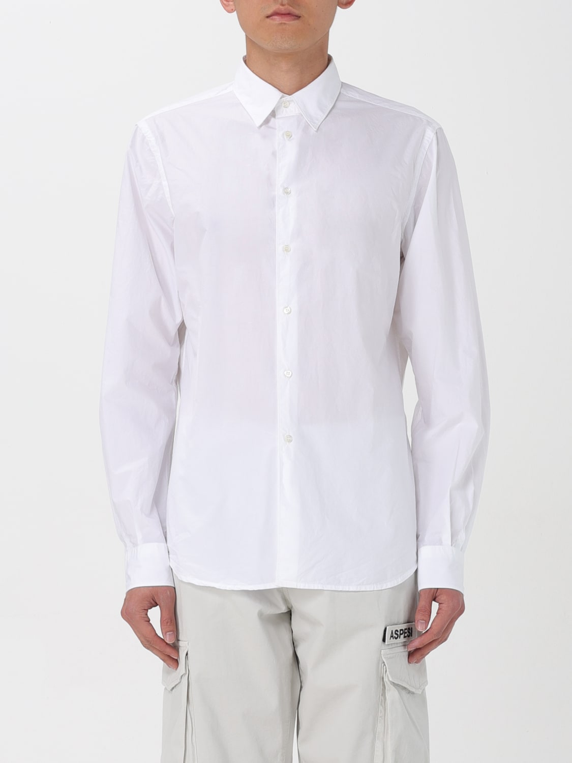 ASPESI SHIRT: Shirt men Aspesi, White - Img 1