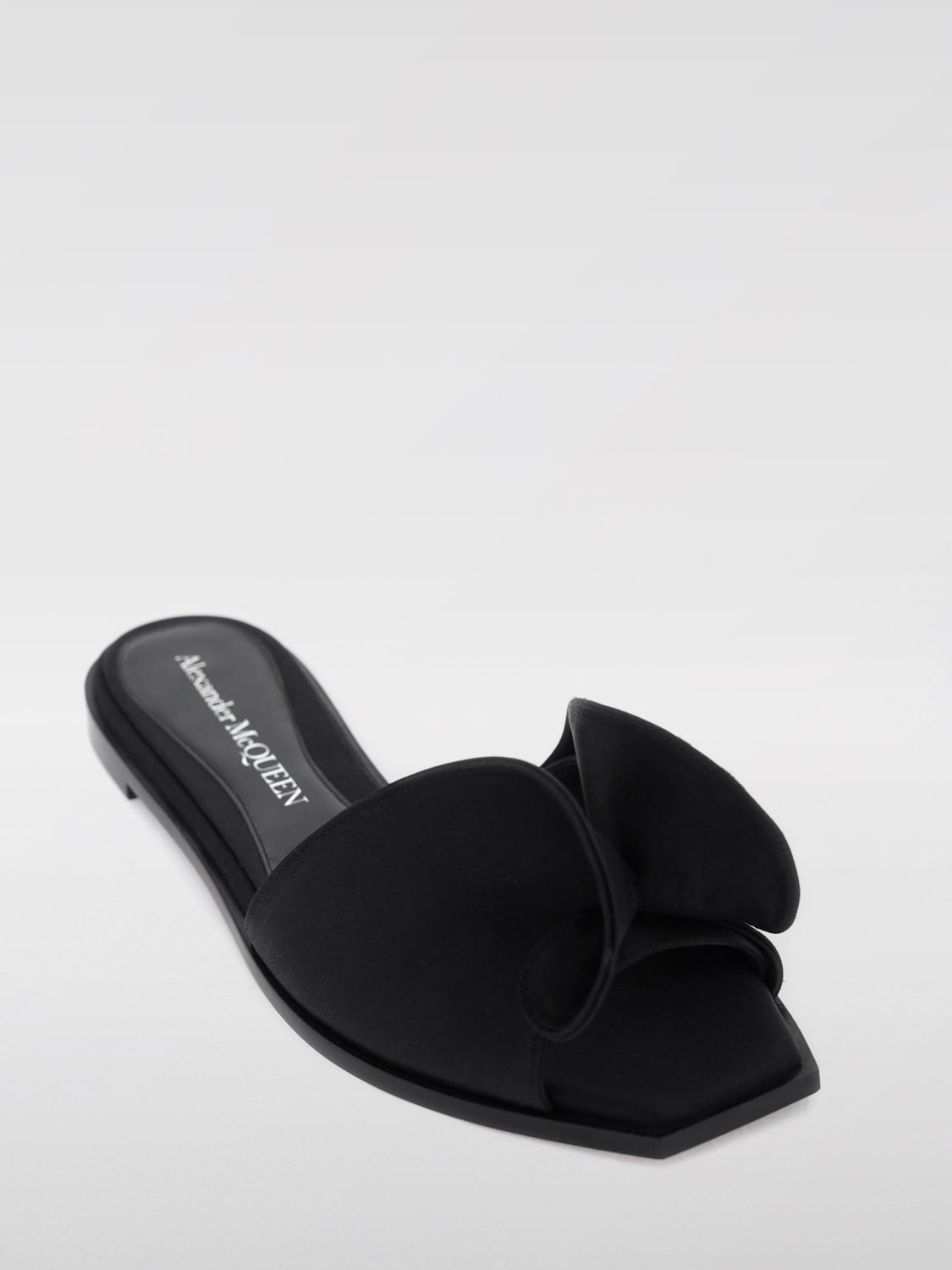 ALEXANDER MCQUEEN SANDALIAS PLANAS: Zapatos mujer Alexander McQueen, Negro - Img 4