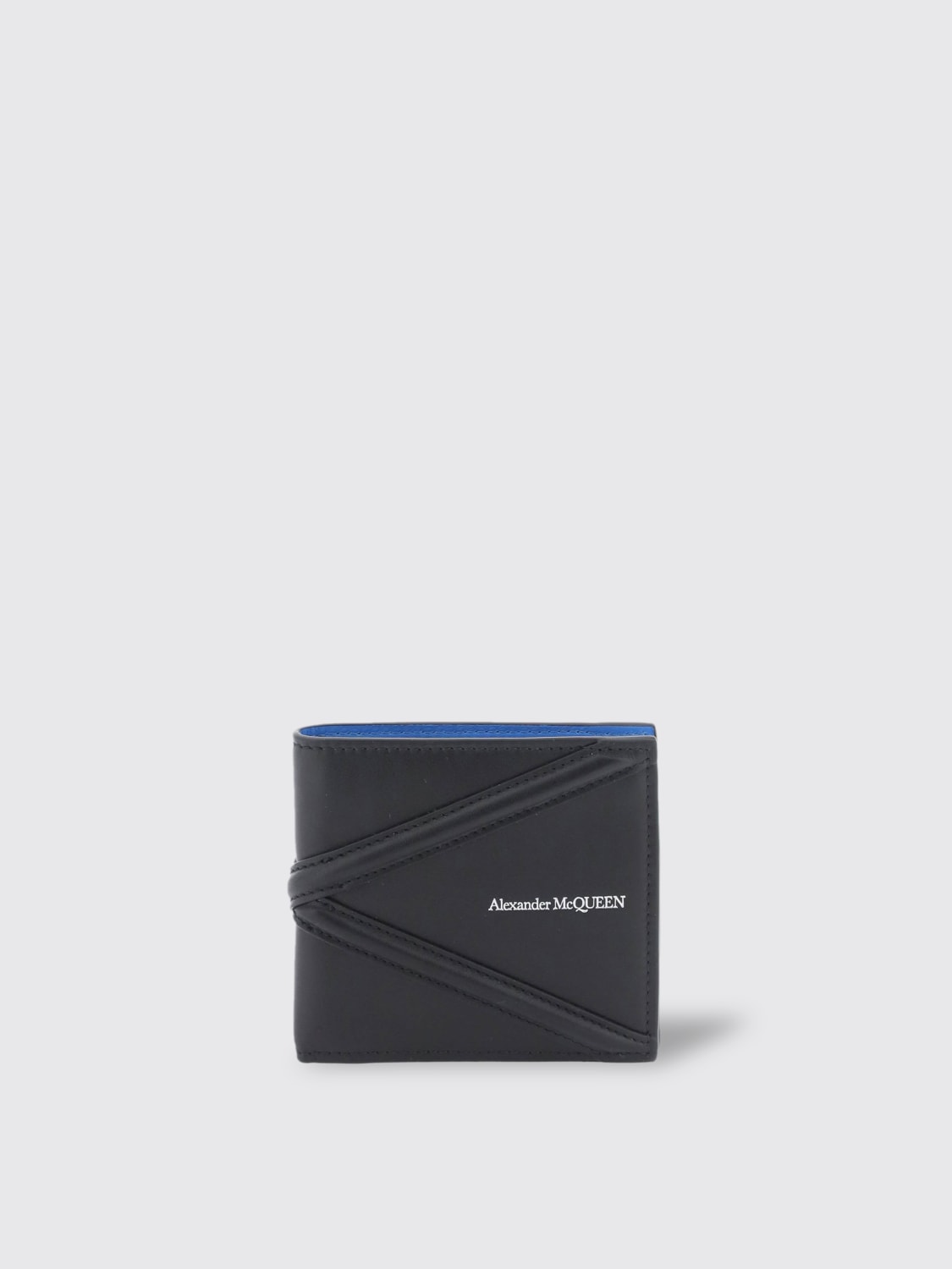 ALEXANDER MCQUEEN WALLET: Wallet men Alexander McQueen, Black - Img 1