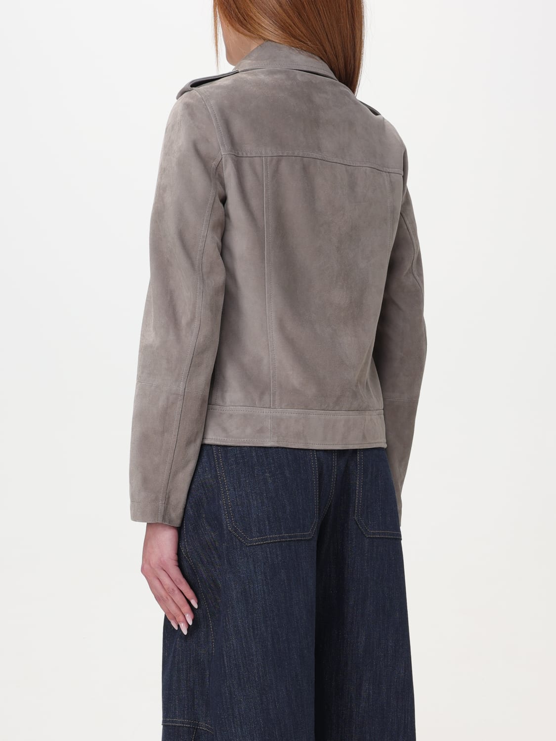 BRUNELLO CUCINELLI: Jacket woman - Grey | Brunello Cucinelli
