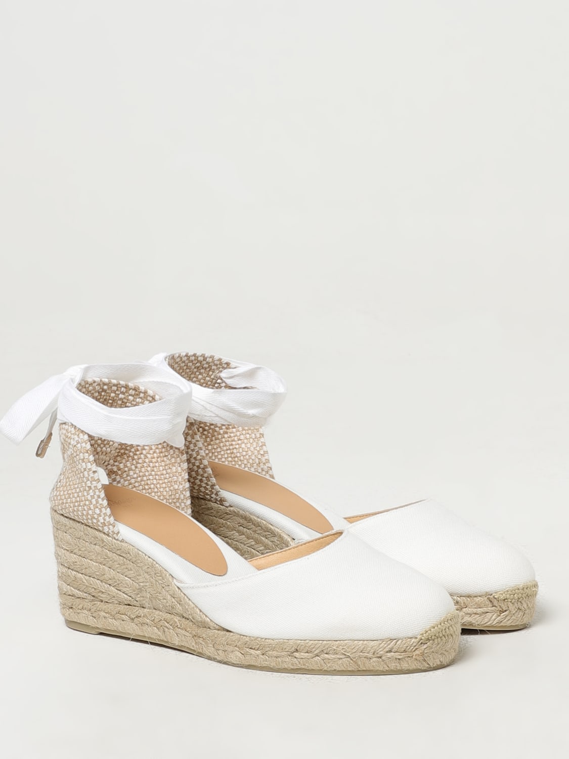 CASTAÑER WEDGE SHOES: Shoes woman CastaÑer, White - Img 2