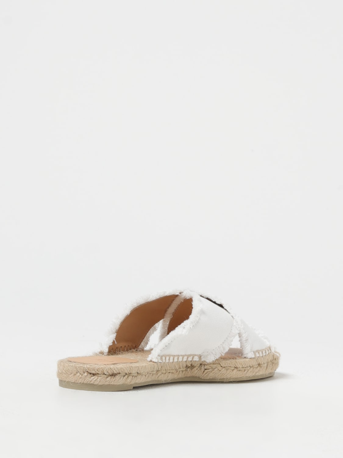 CASTAÑER FLAT SANDAL: Flat sandals woman CastaÑer, White - Img 3