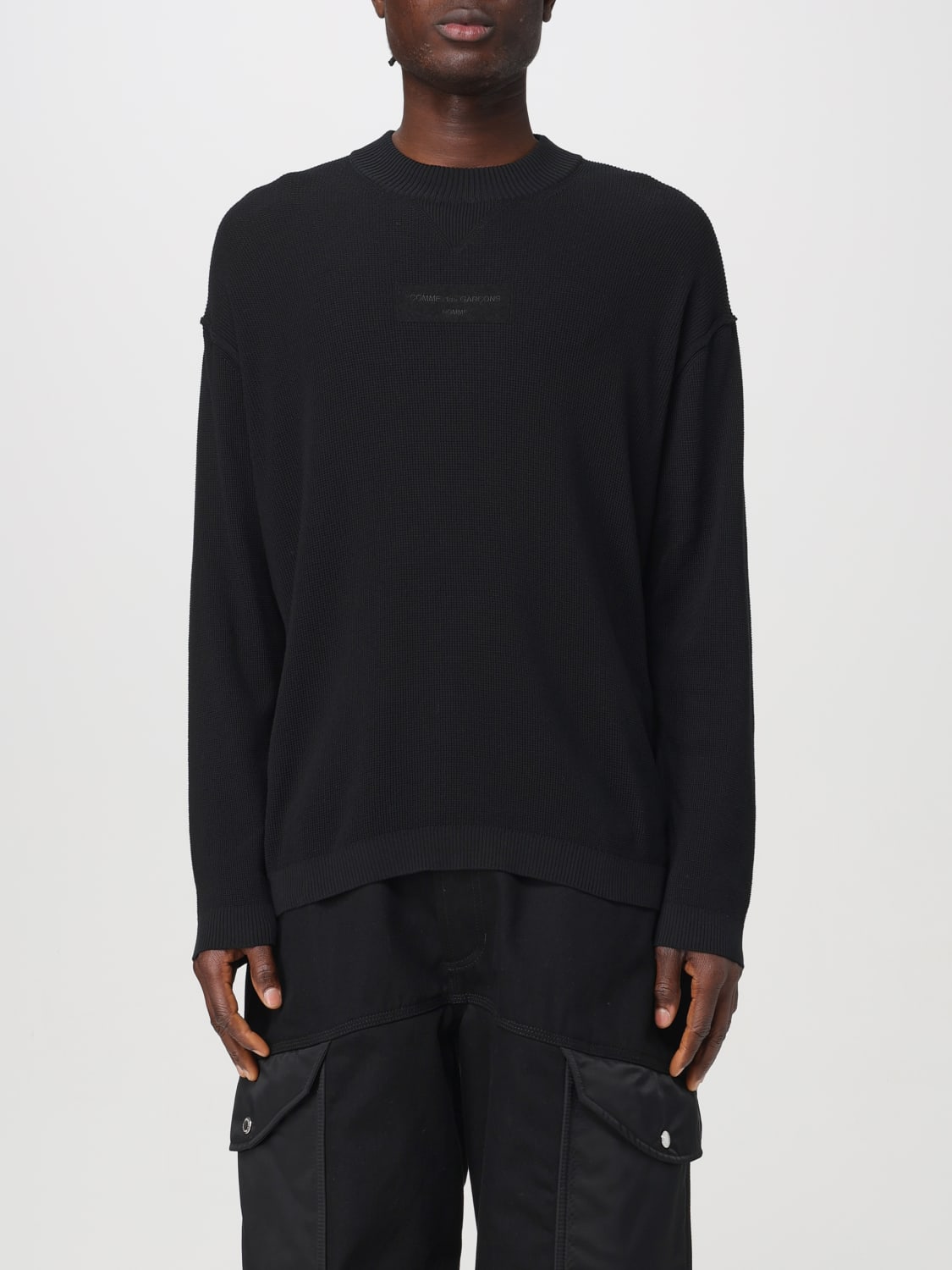 COMME DES GARCONS HOMME PLUS: Sweater men - Black | Comme Des Garcons ...