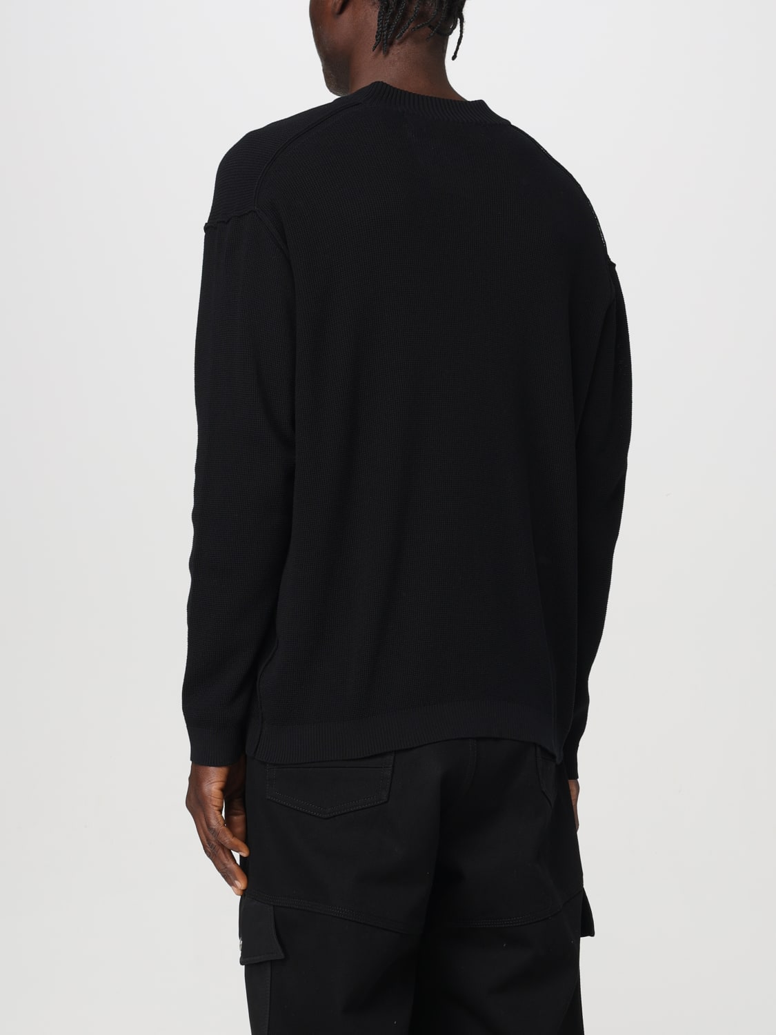 COMME DES GARCONS HOMME PLUS セーター: セーター メンズ Comme Des Garcons Homme Plus, ブラック - Img 2