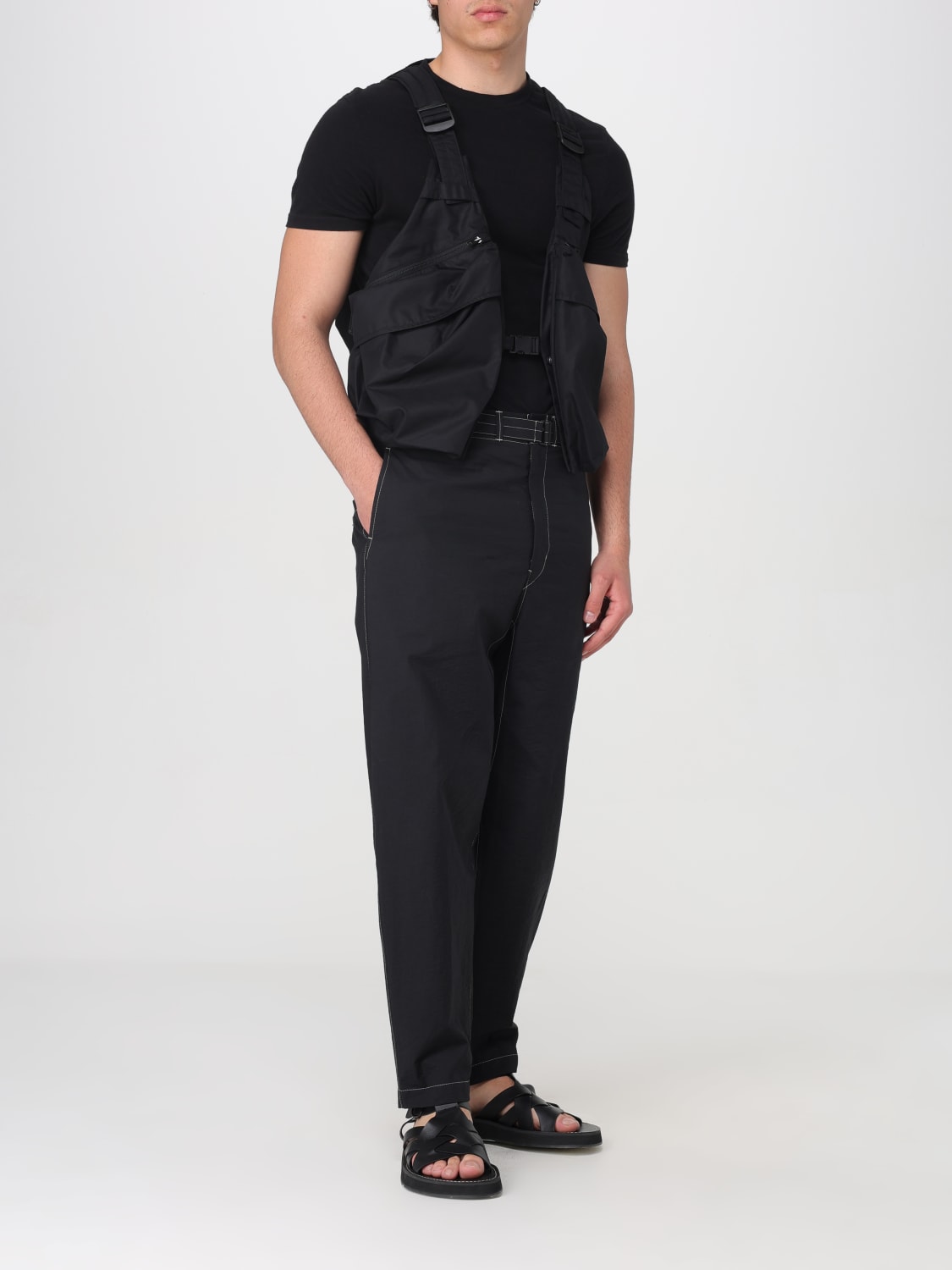 LEMAIRE PANTS: Pants men Lemaire, Black - Img 2