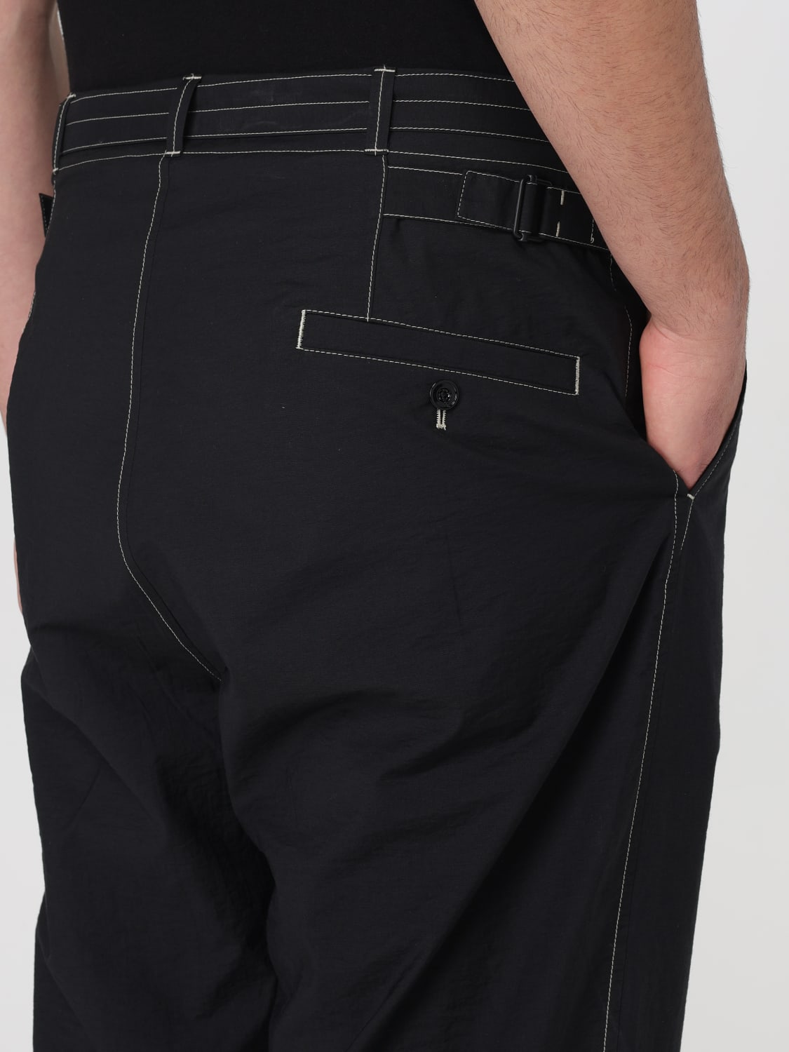 LEMAIRE PANTS: Pants men Lemaire, Black - Img 5