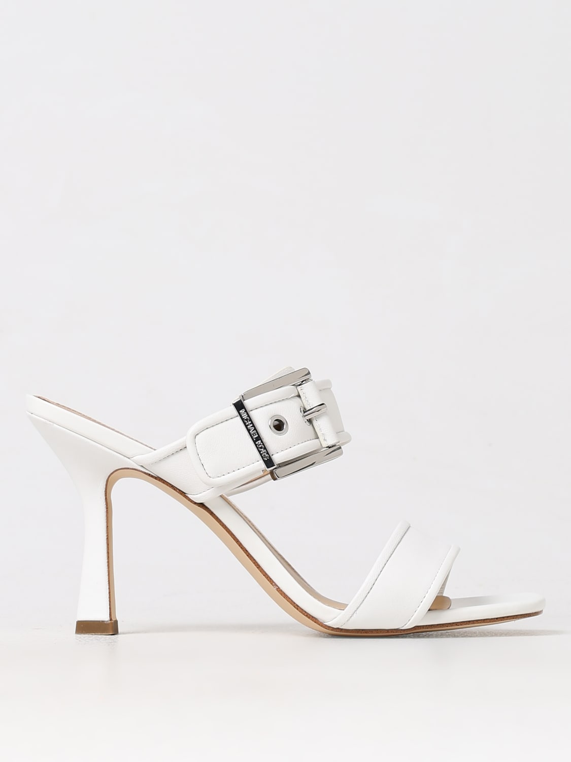 Michael kors white mules hot sale