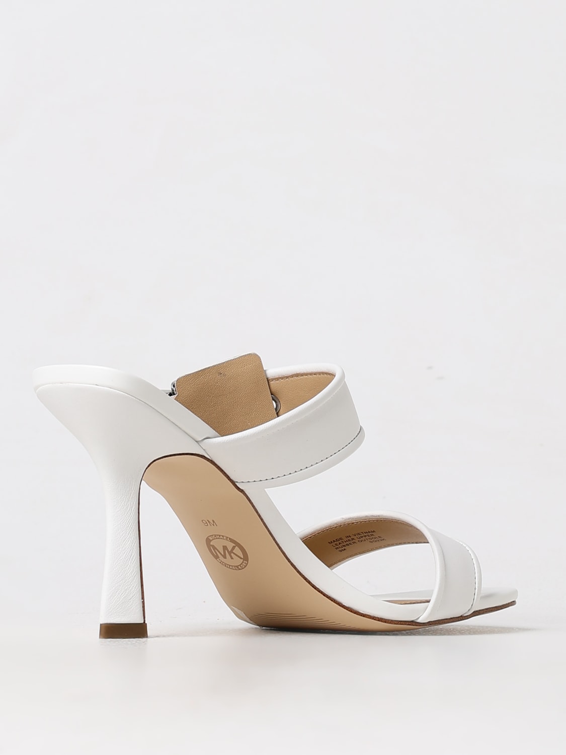 Michael Kors Outlet: Heeled sandals woman - White | Michael