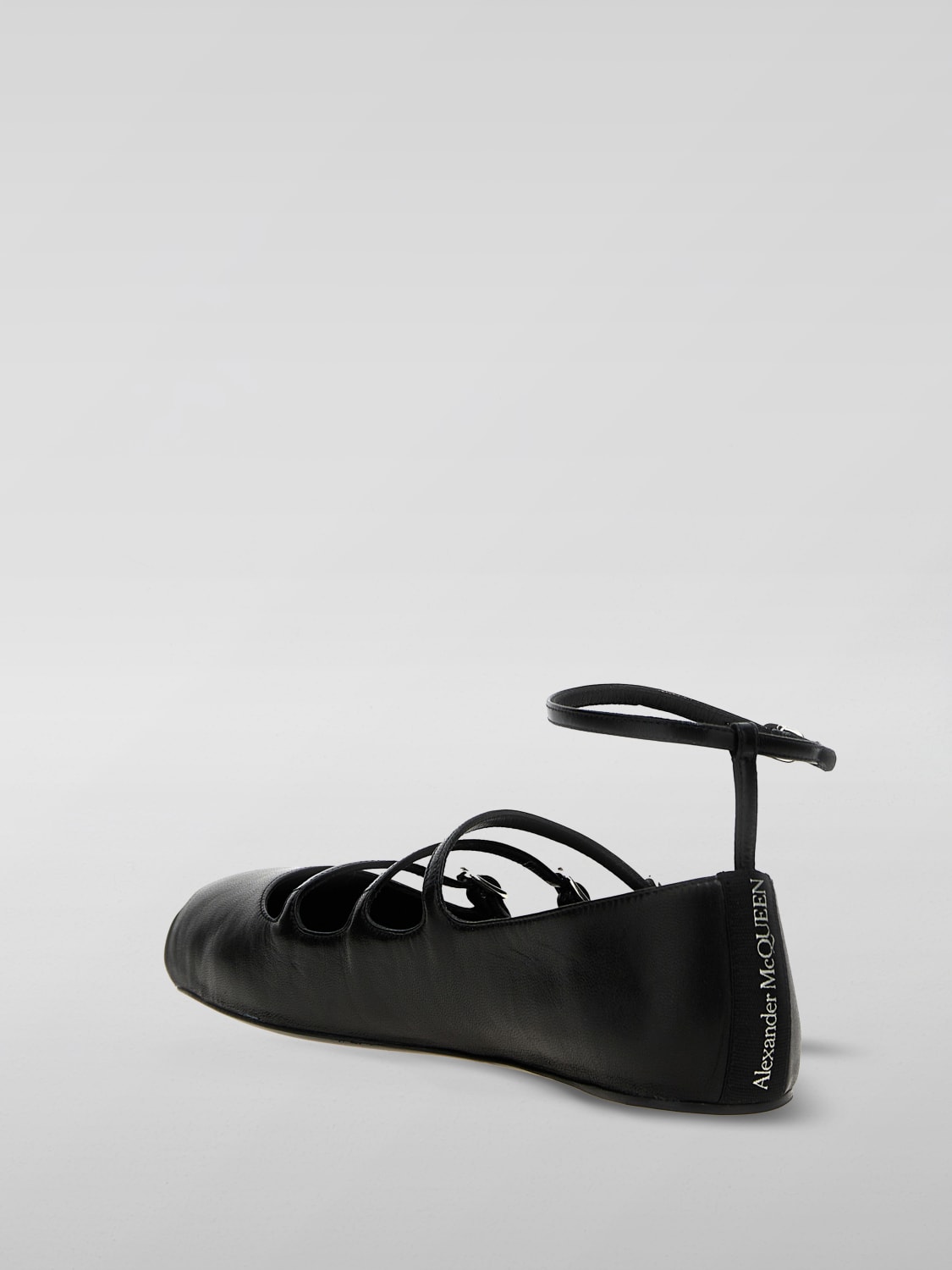 MCQUEEN BALLERINE: Chaussures femme McQueen, Noir - Img 3