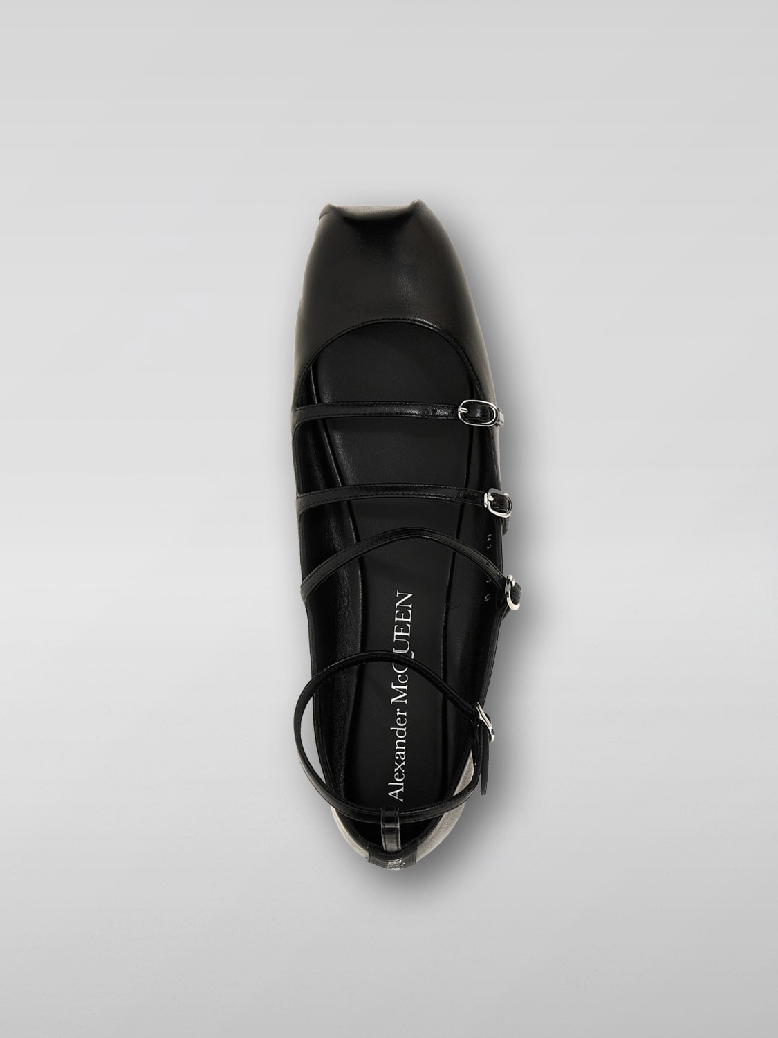 MCQUEEN BALLERINE: Chaussures femme McQueen, Noir - Img 4