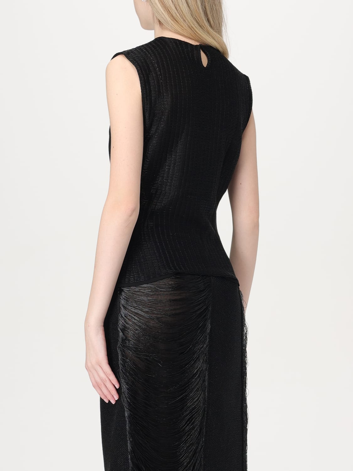 MCQUEEN TOP: Top woman McQueen, Black - Img 3