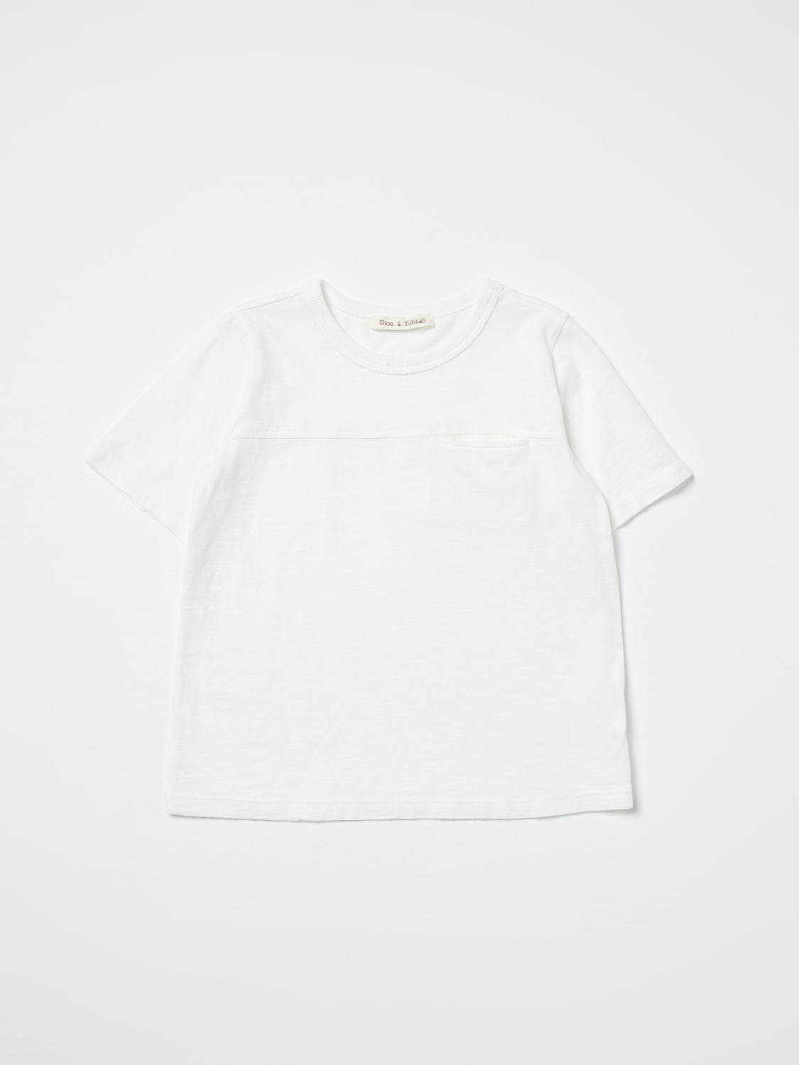 ZHOE & TOBIAH T-SHIRT: T-shirt kids Zhoe & Tobiah, White - Img 1