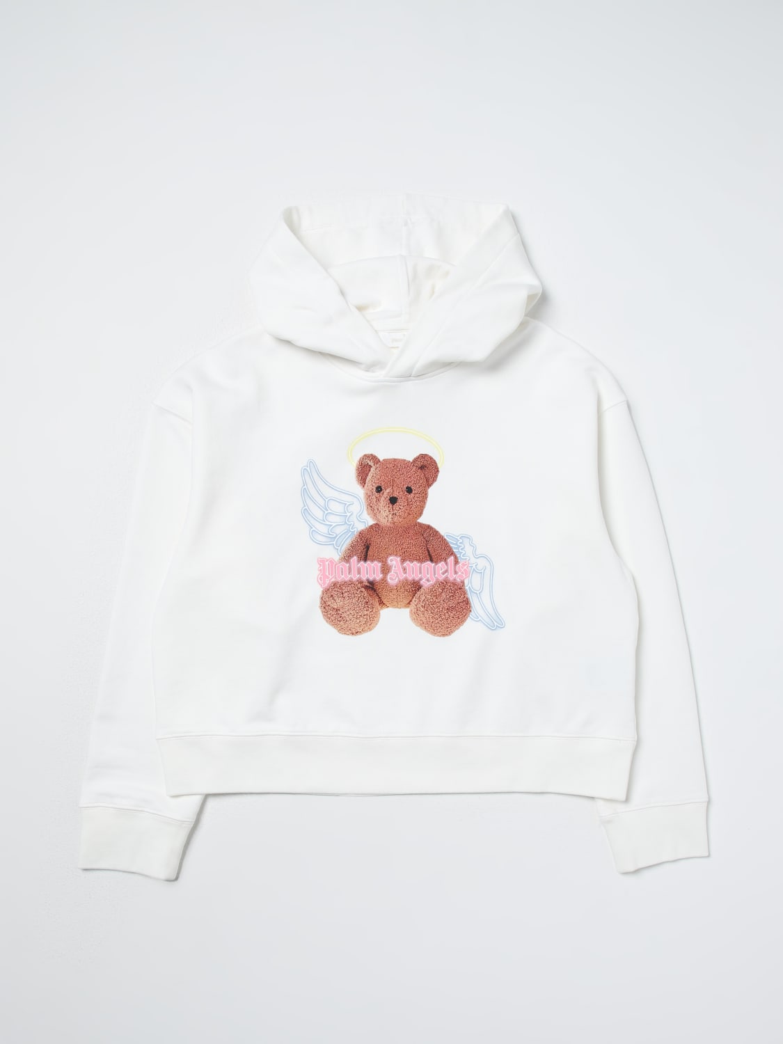 PALM ANGELS PULL: Pull enfant Palm Angels Kids, Blanc - Img 1