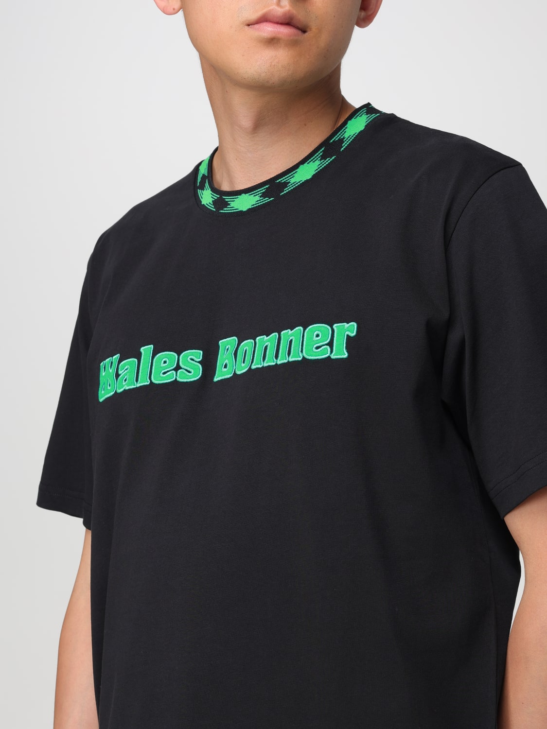 WALES BONNER CAMISETA: Camiseta hombre Wales Bonner, Negro - Img 3