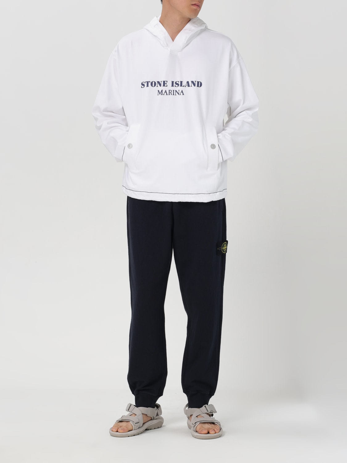 STONE ISLAND SWEATSHIRT: Sweatshirt men Stone Island, White - Img 2