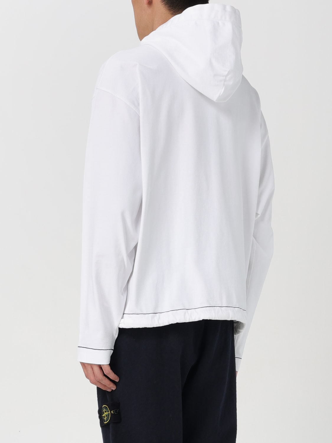 STONE ISLAND SWEATSHIRT: Sweatshirt men Stone Island, White - Img 3