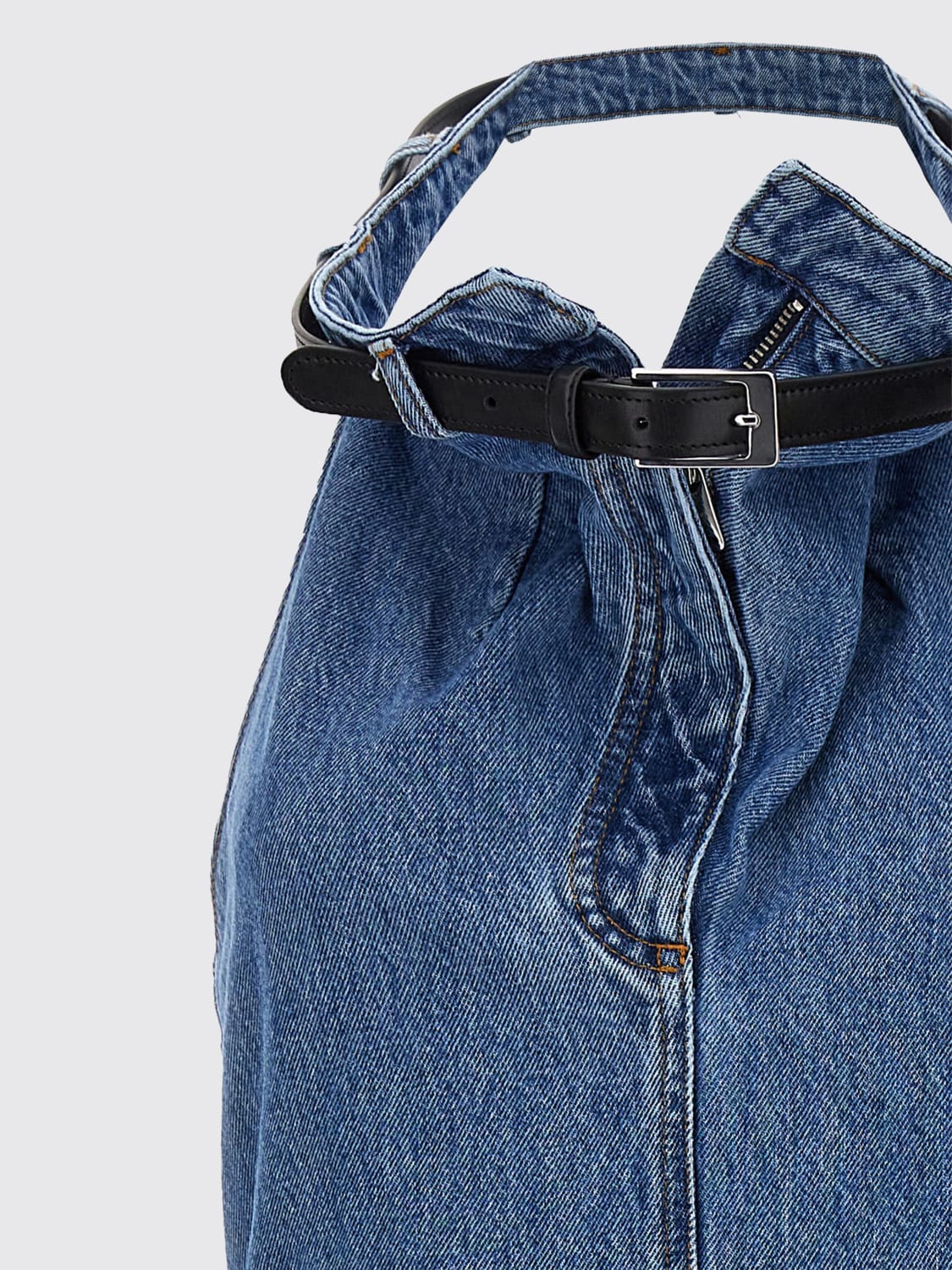 COPERNI DRESS: Dress woman Coperni, Blue - Img 3