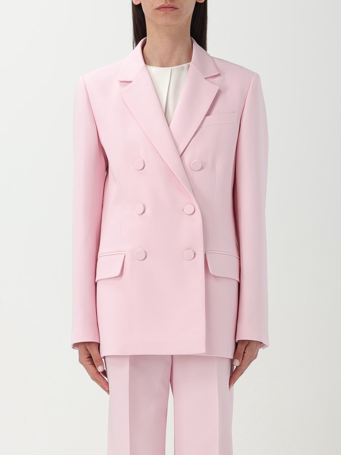 VALENTINO Veste femme Rose Blazer Valentino 4B3CEE681CF en ligne sur GIGLIO.COM